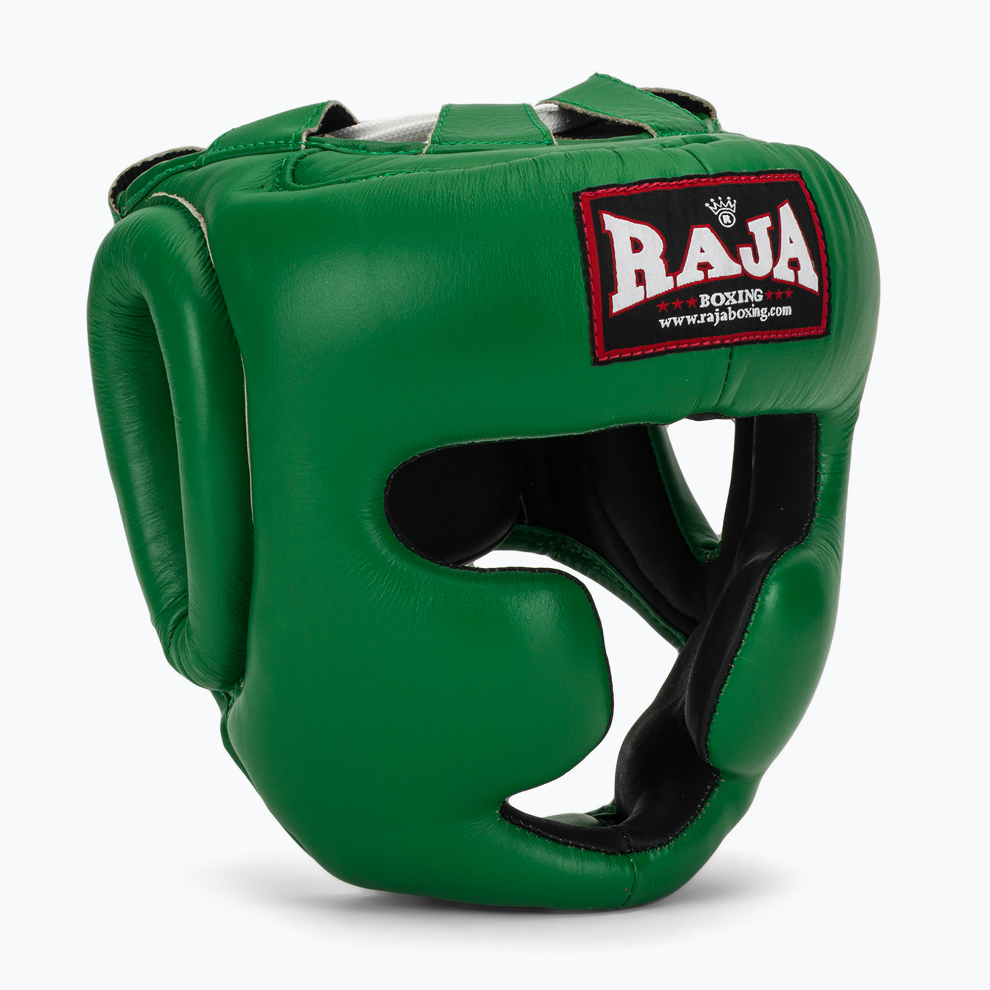 Cască de box  RAJA BOXING Genuine Leather green