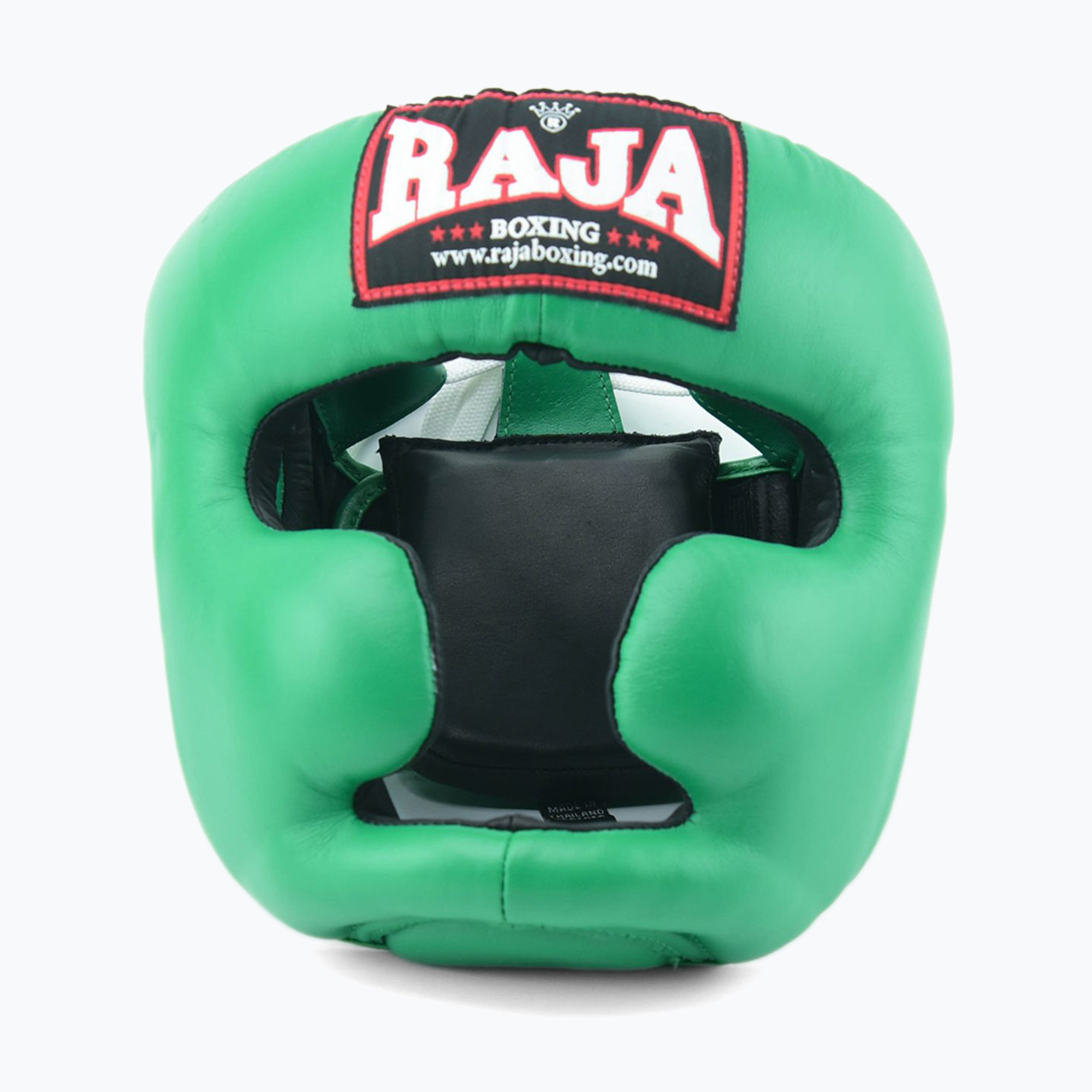 Kask bokserski RAJA BOXING Semi Leather green 
