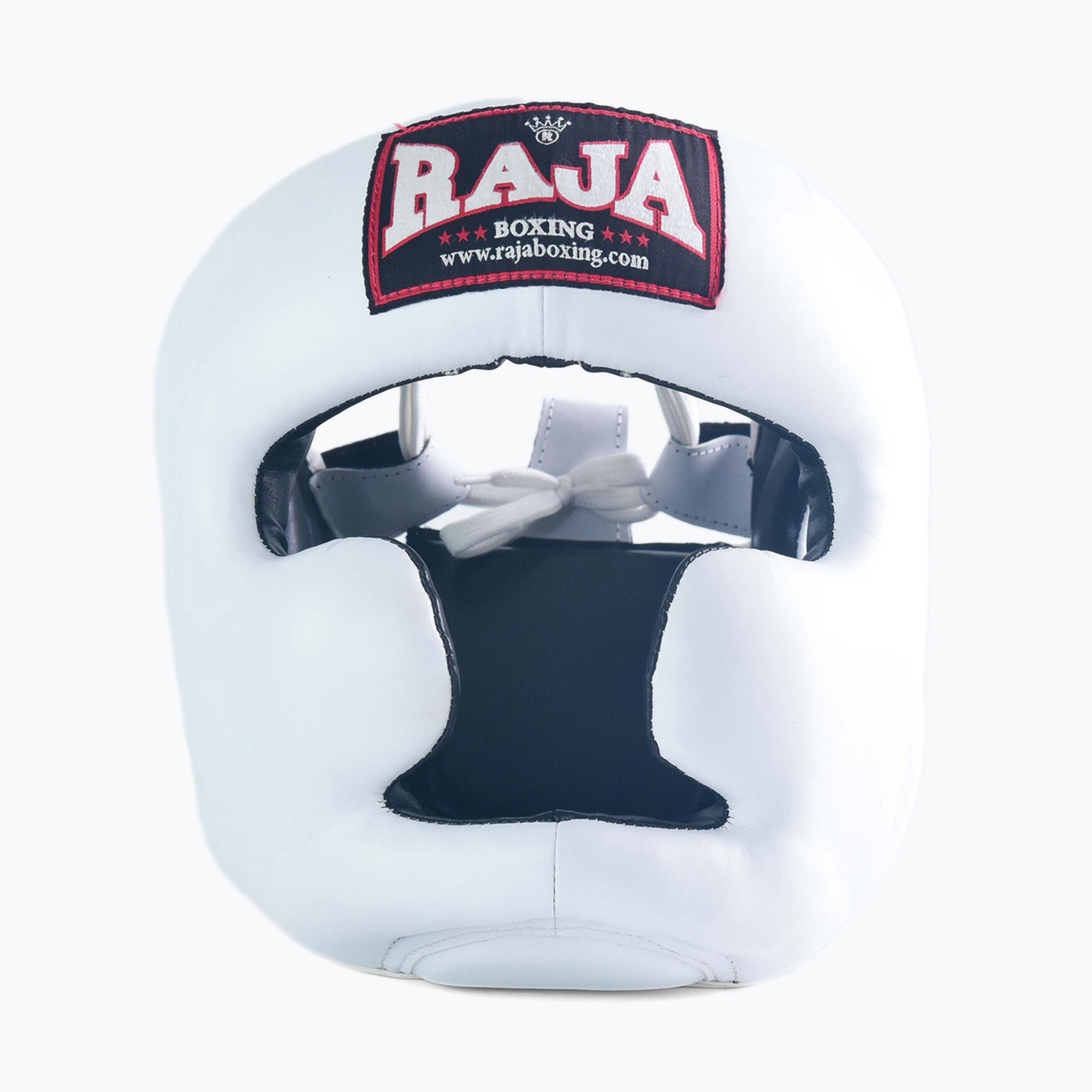 Kask bokserski RAJA BOXING Semi Leather white 