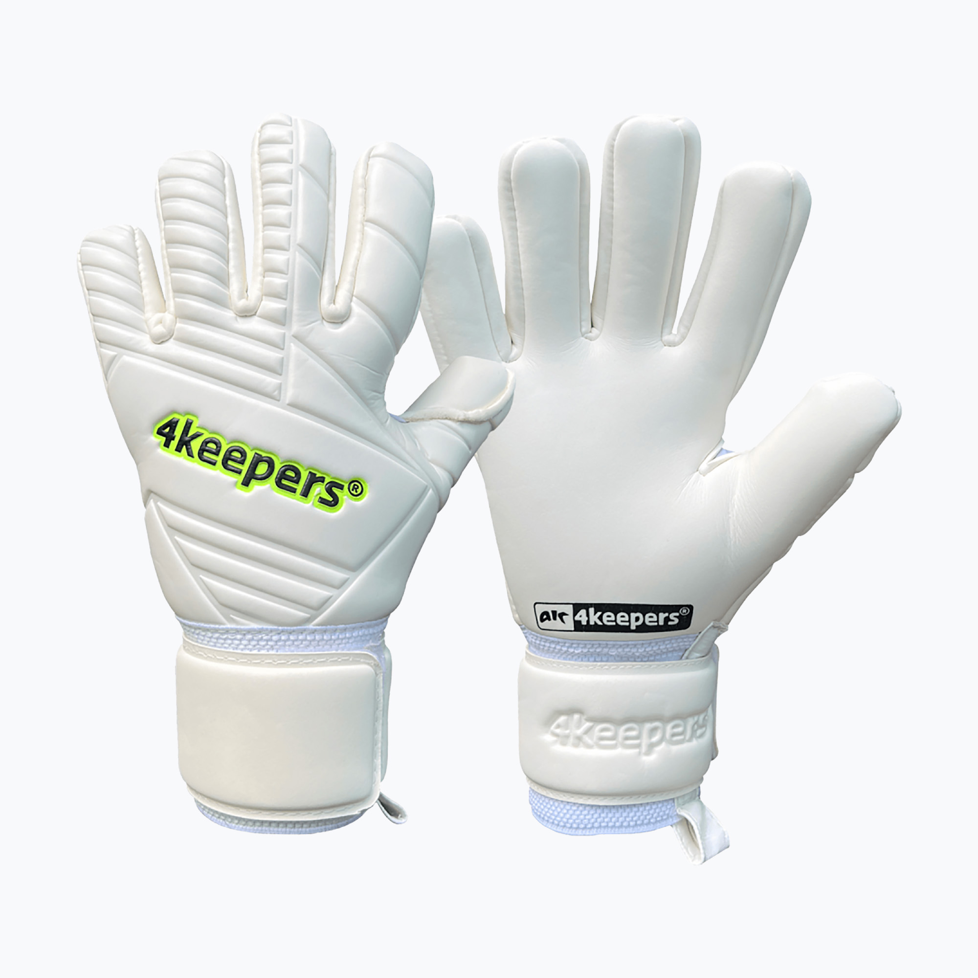Rękawice bramkarskie dziecięce 4keepers Retro 42 NC Jr biały 