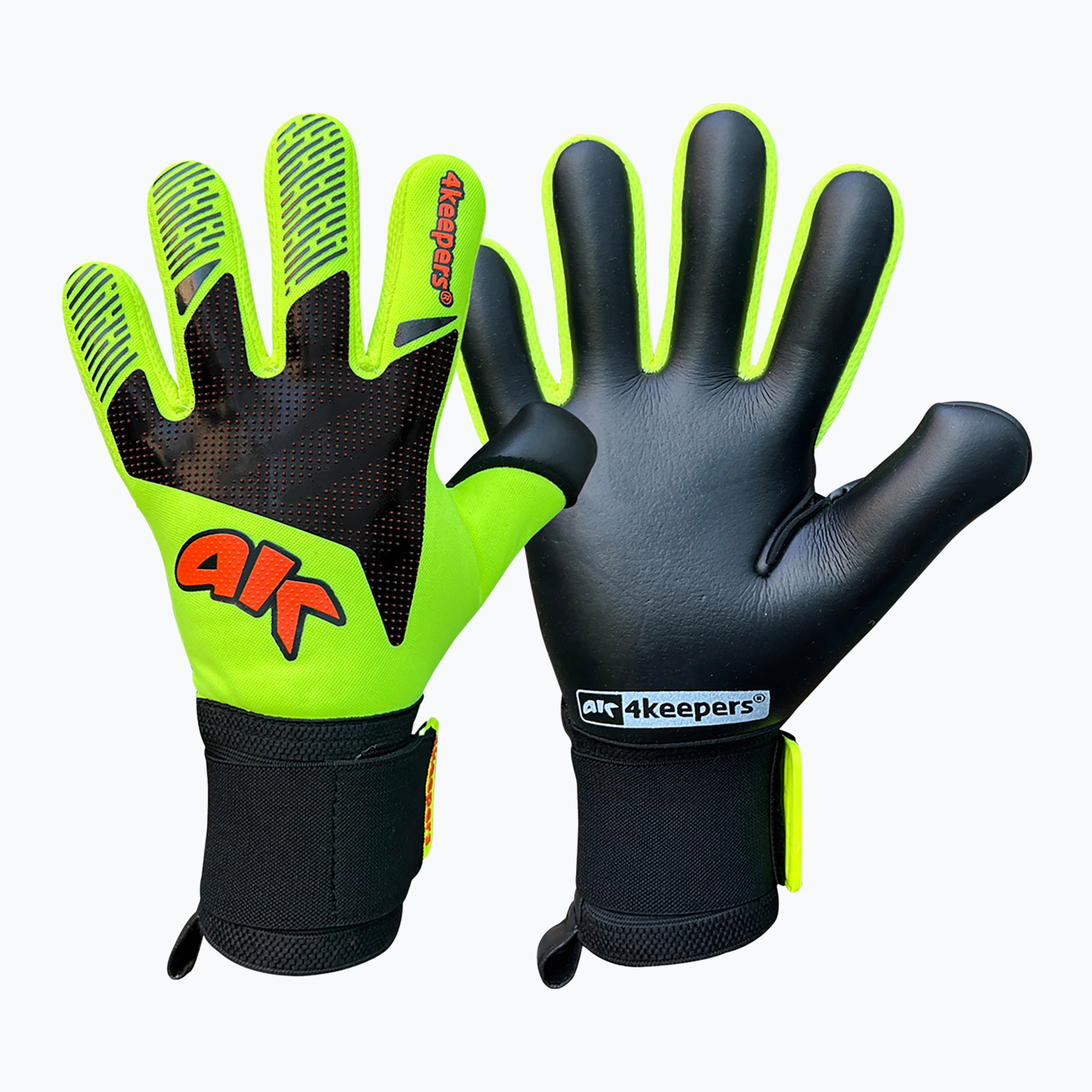 Rękawice bramkarskie dziecięce 4keepers Elite Venom NC Jr seledyn 