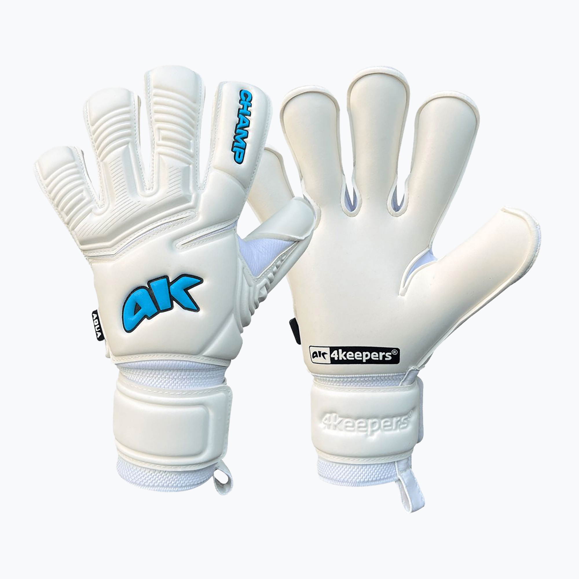 Mănuși de portar 4keepers Champ Aqua VII RF2G white