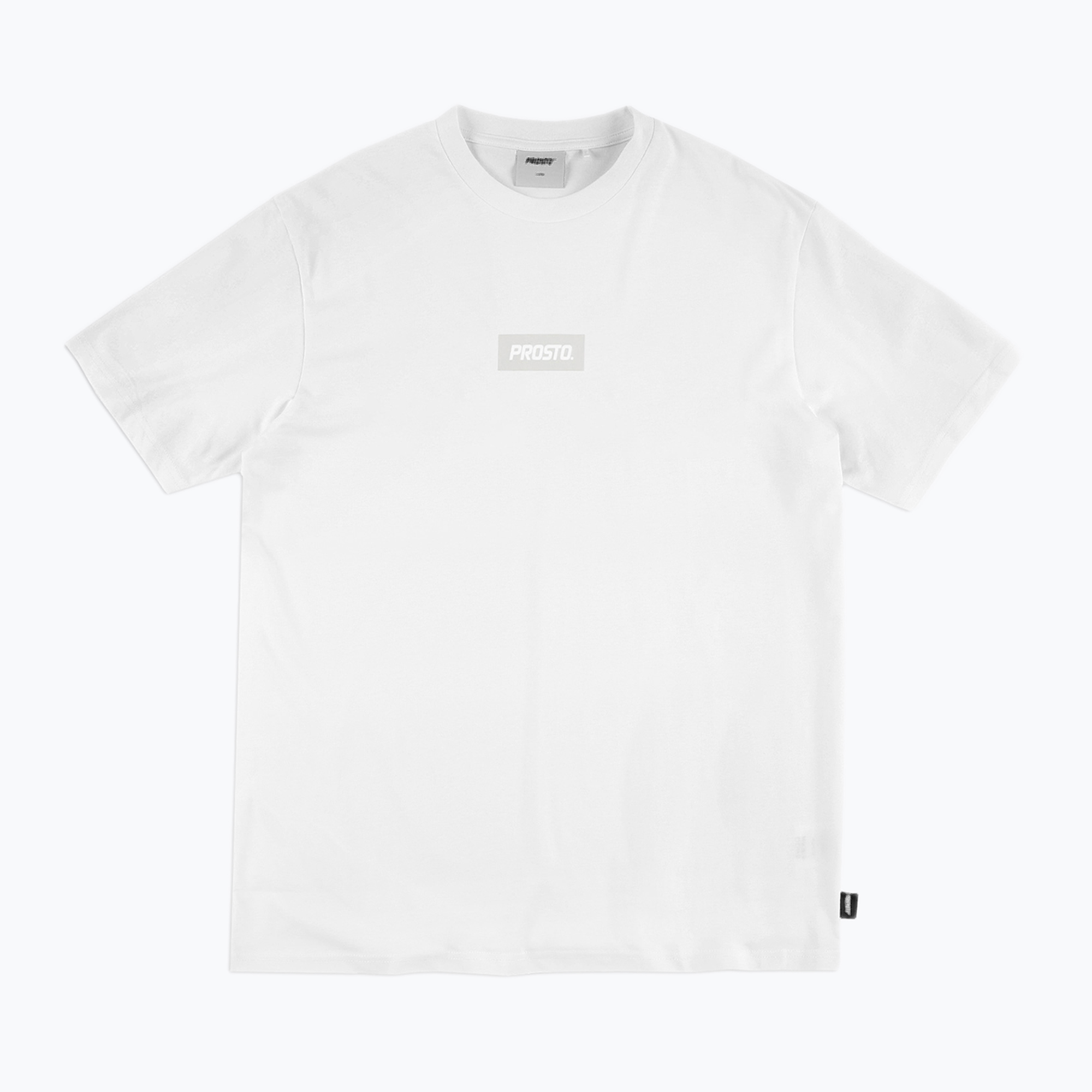 Maglietta PROSTO Box Logo uomo bianco (L) (Box Logo KL252MTEE1022XXL)