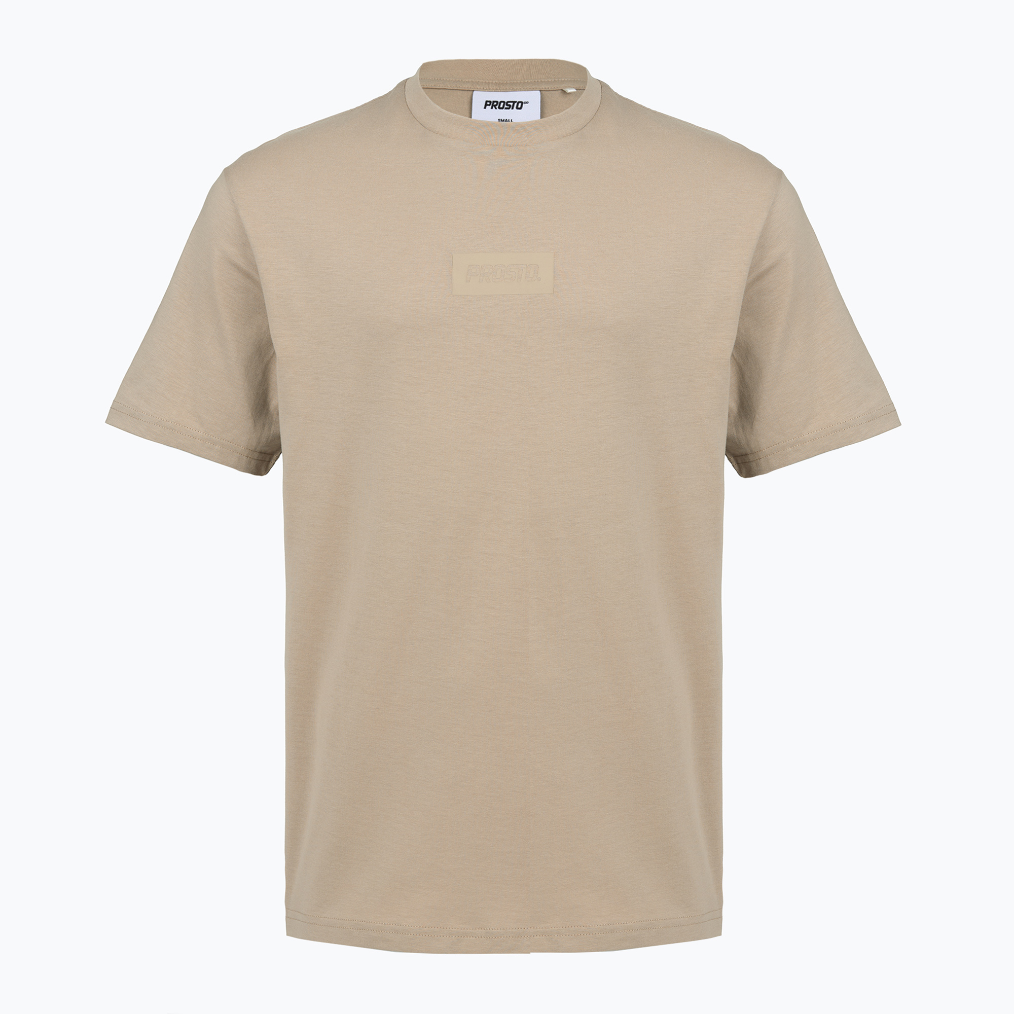 Мъжка тениска PROSTO Box Logo beige