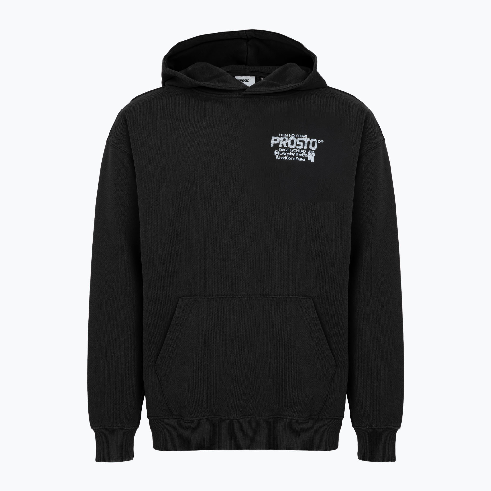 Bluza męska PROSTO Flathead Hoodie black 