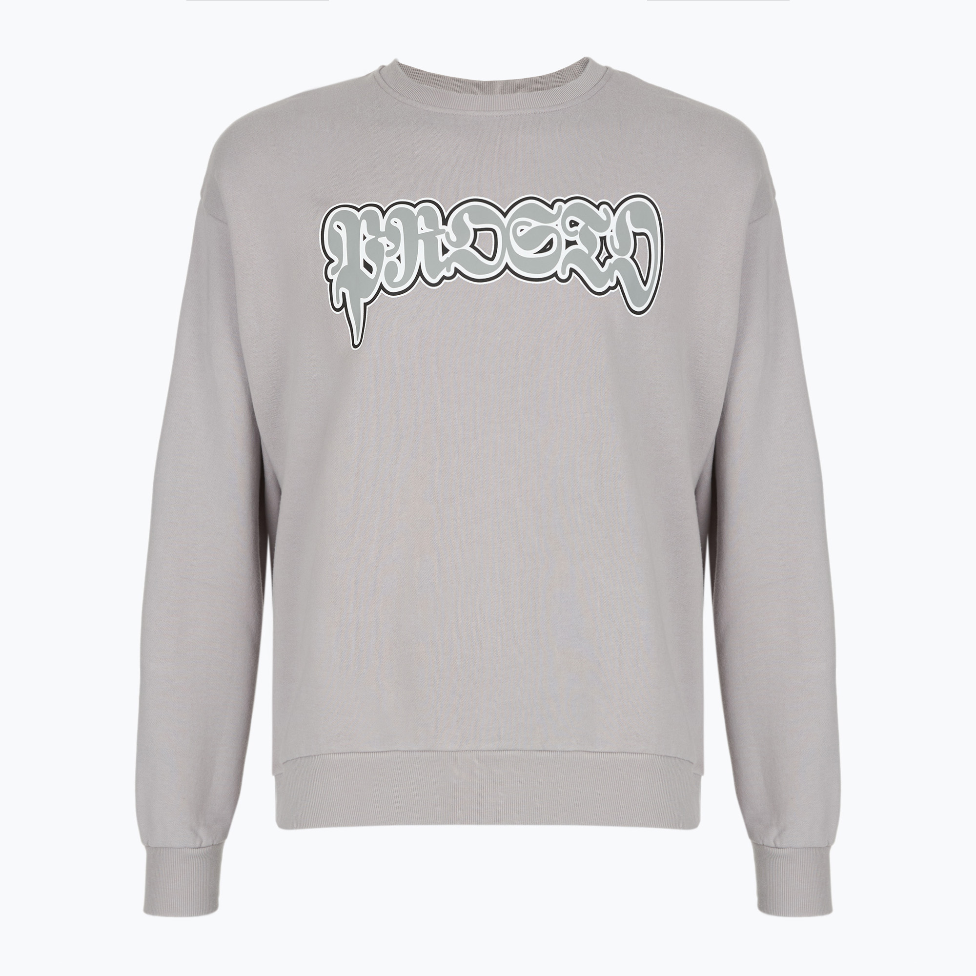 Bluza męska PROSTO Graffiti washed gray 