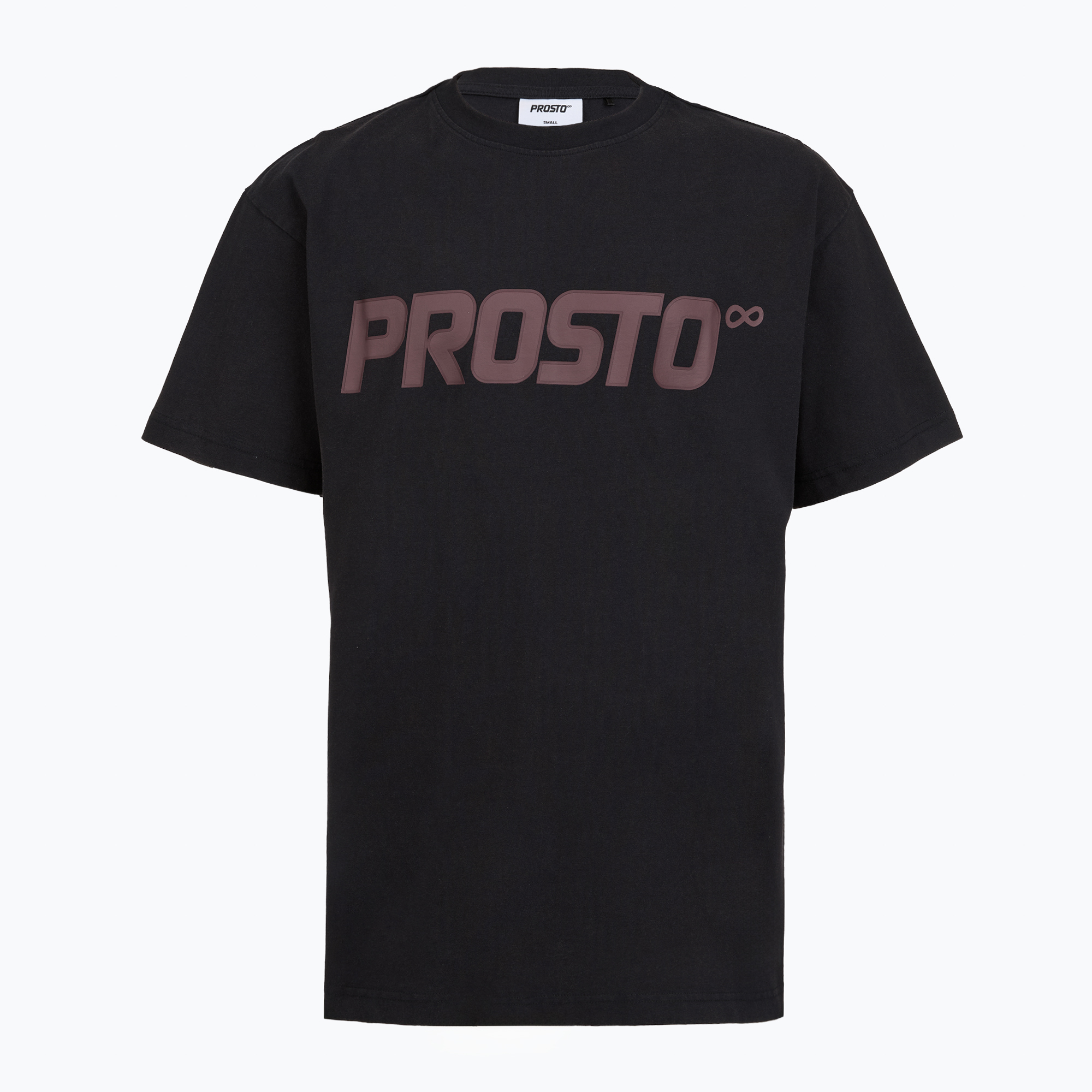 Мъжка тениска PROSTO Big Logo washed black