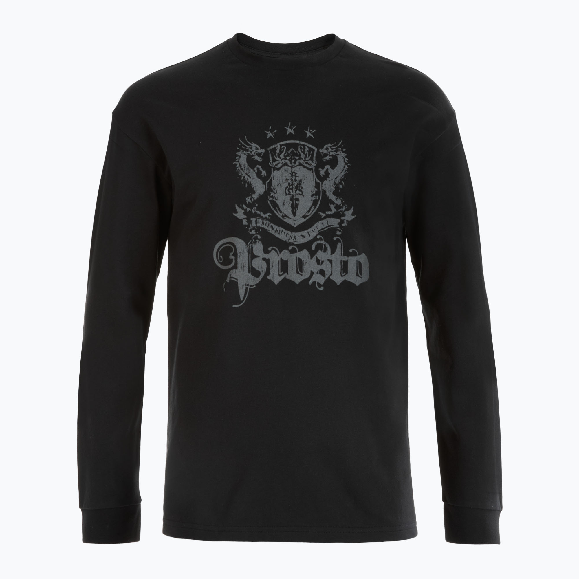 Longsleeve męski PROSTO Crest black 