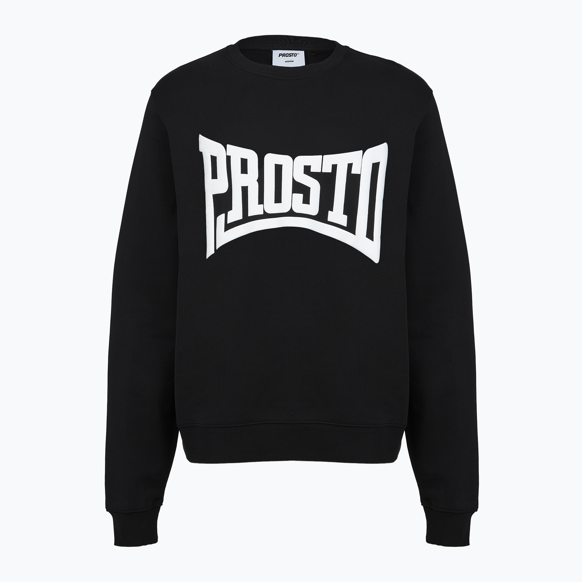 Мъжки суитшърт PROSTO Ever Crewneck black