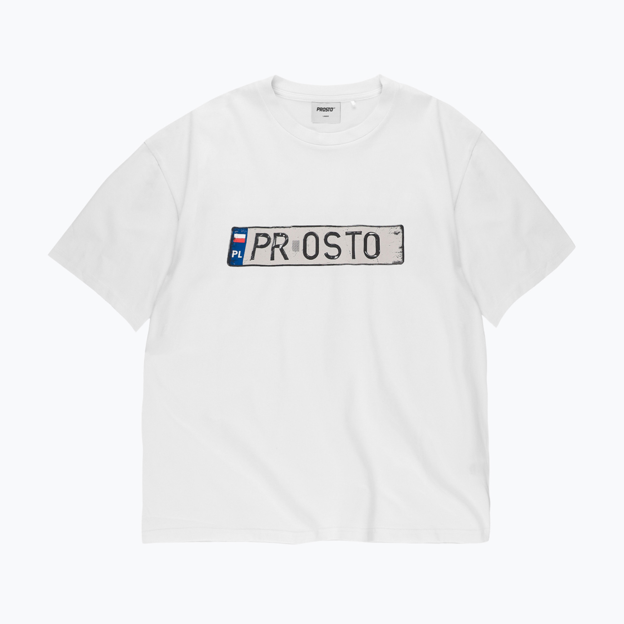 Pánske tričko PROSTO Plates white