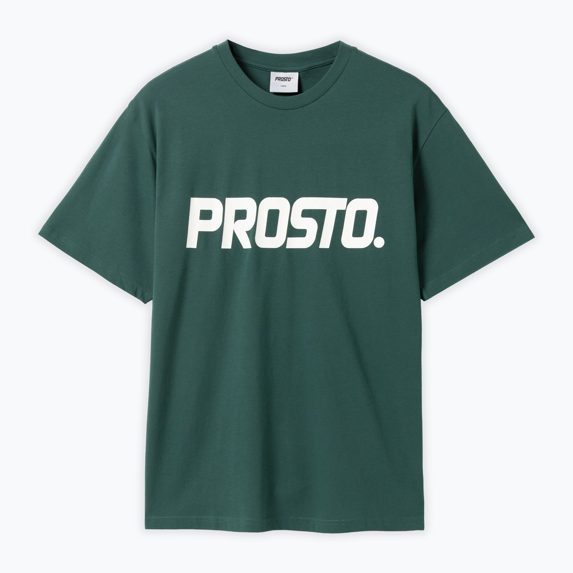 Herren-Shirt PROSTO Big Log bottle green