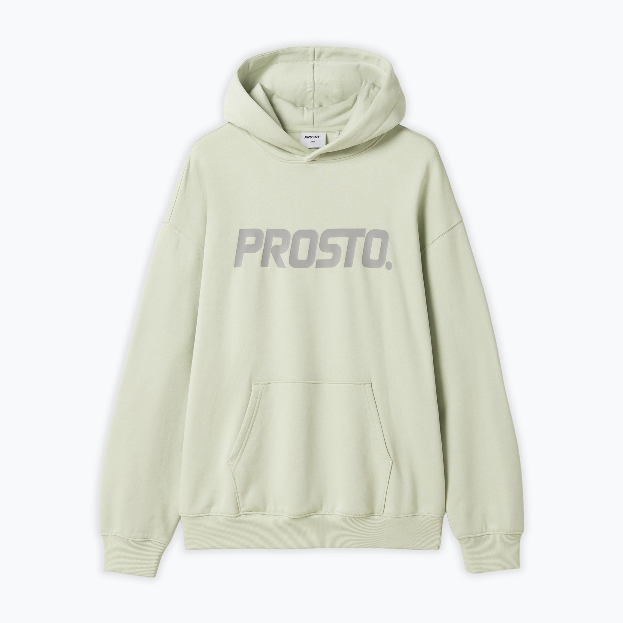 Herrenpullover PROSTO Hoodie Big Log mint green