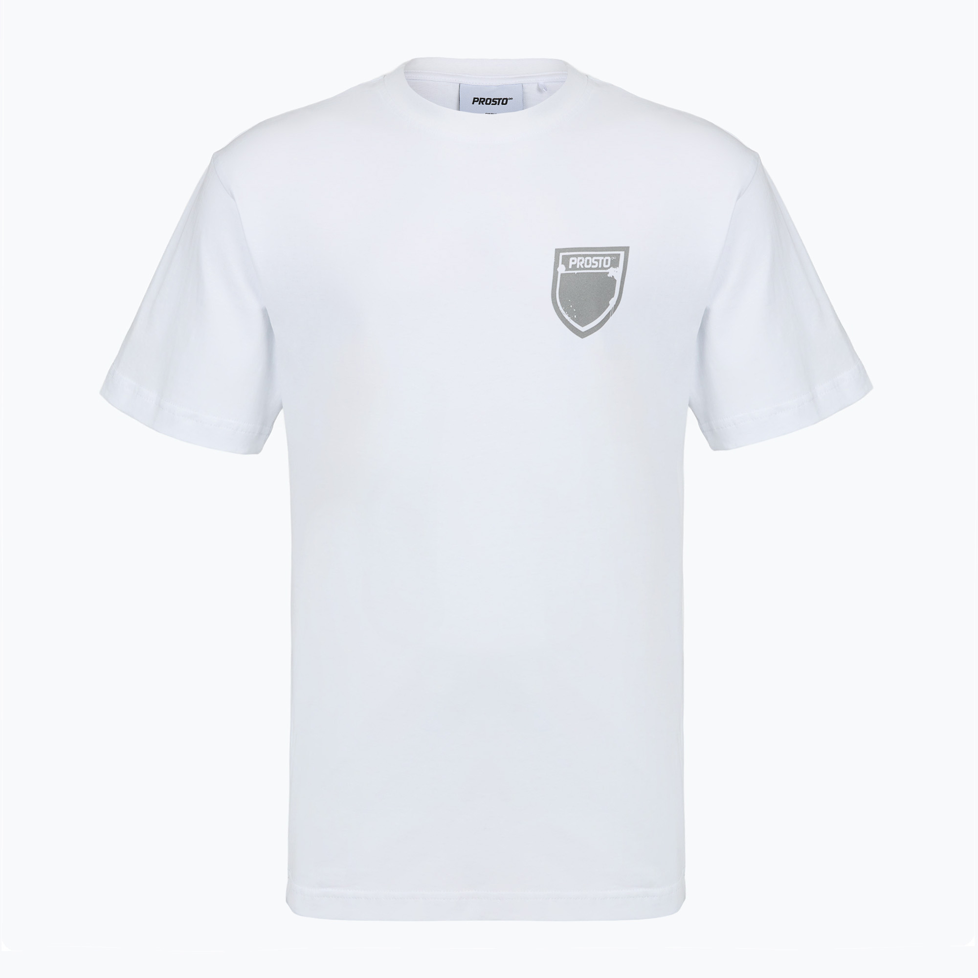 Мъжка тениска PROSTO Splash Shield white