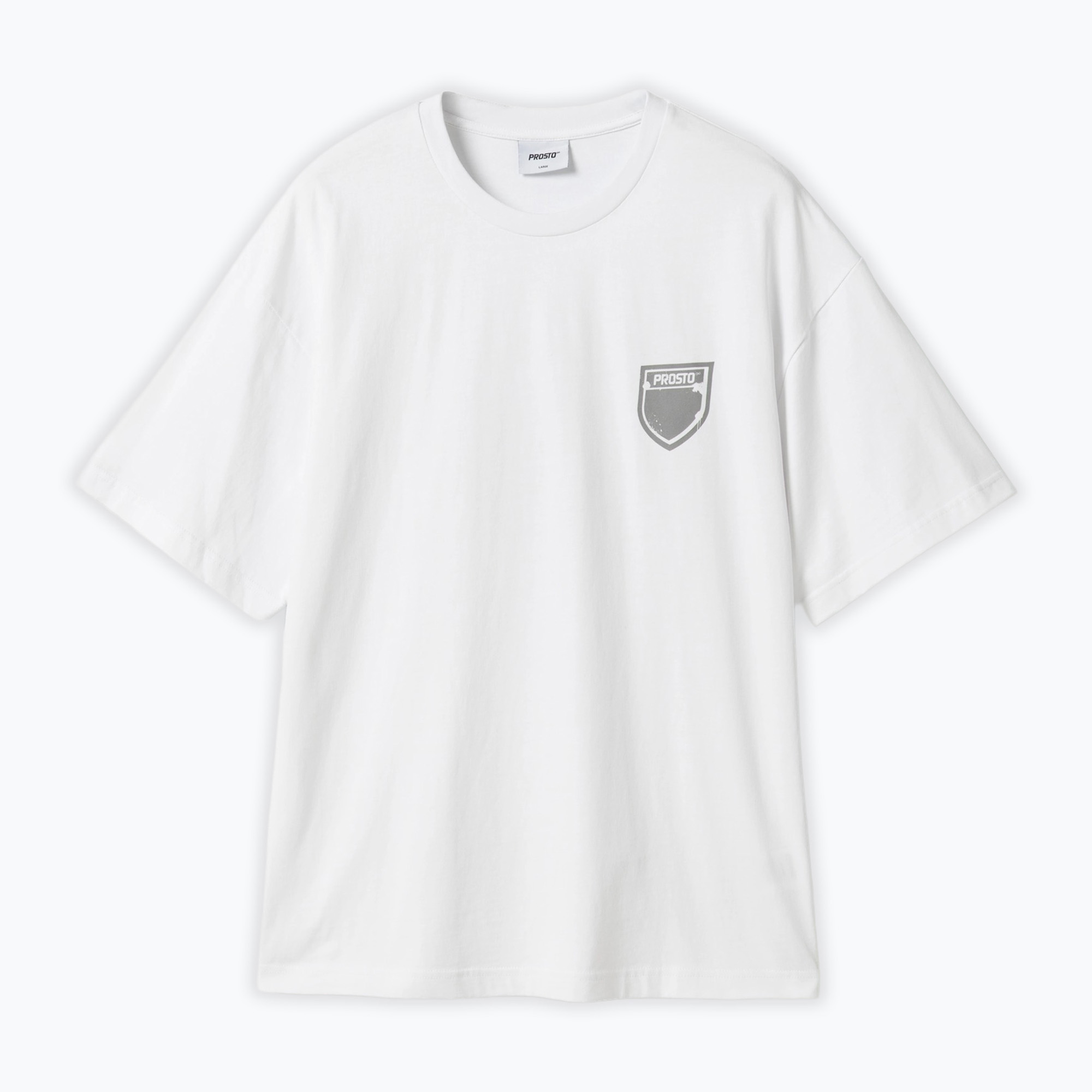 Herren-Shirt PROSTO Splash Shield white