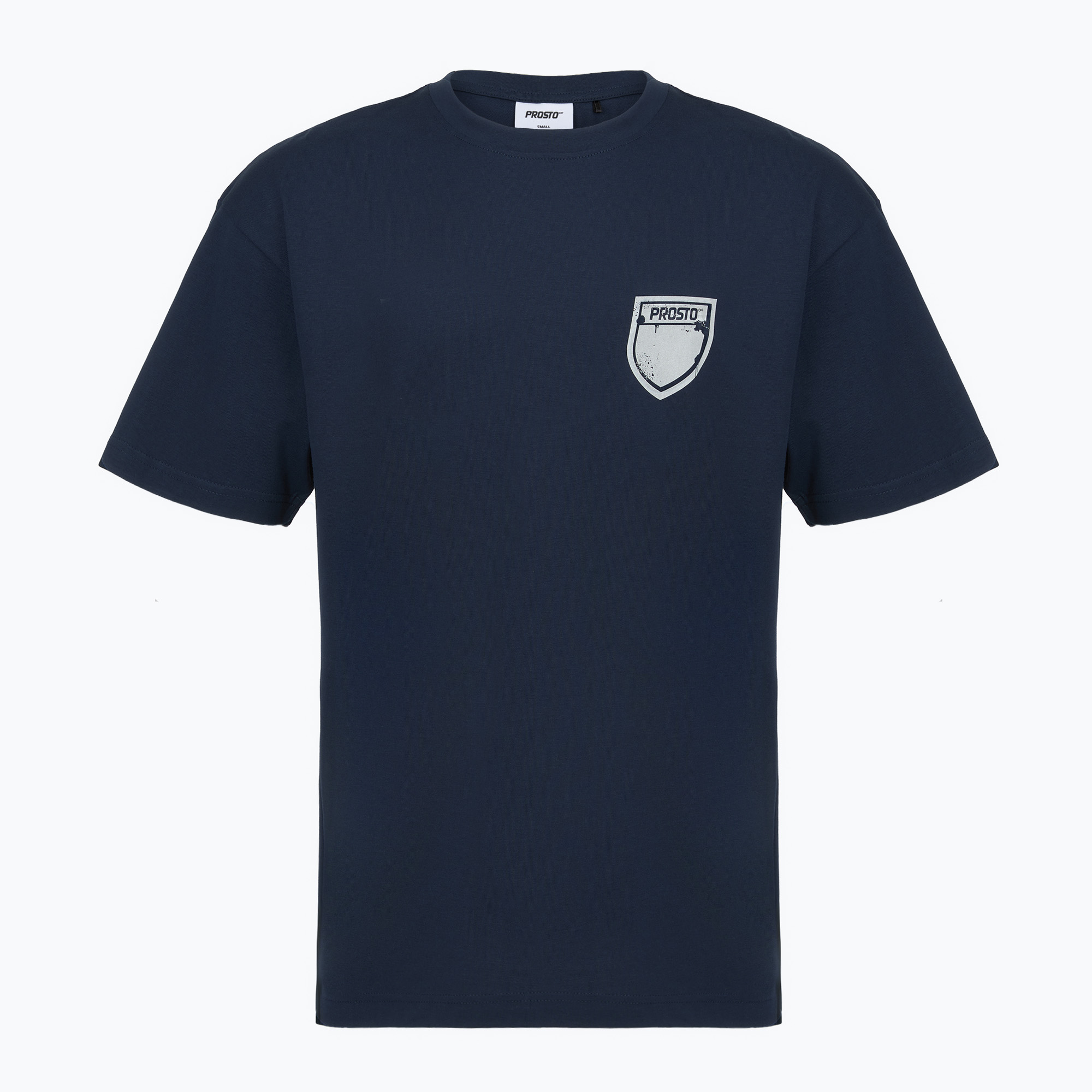 Мъжка тениска PROSTO Splash Shield navy blue