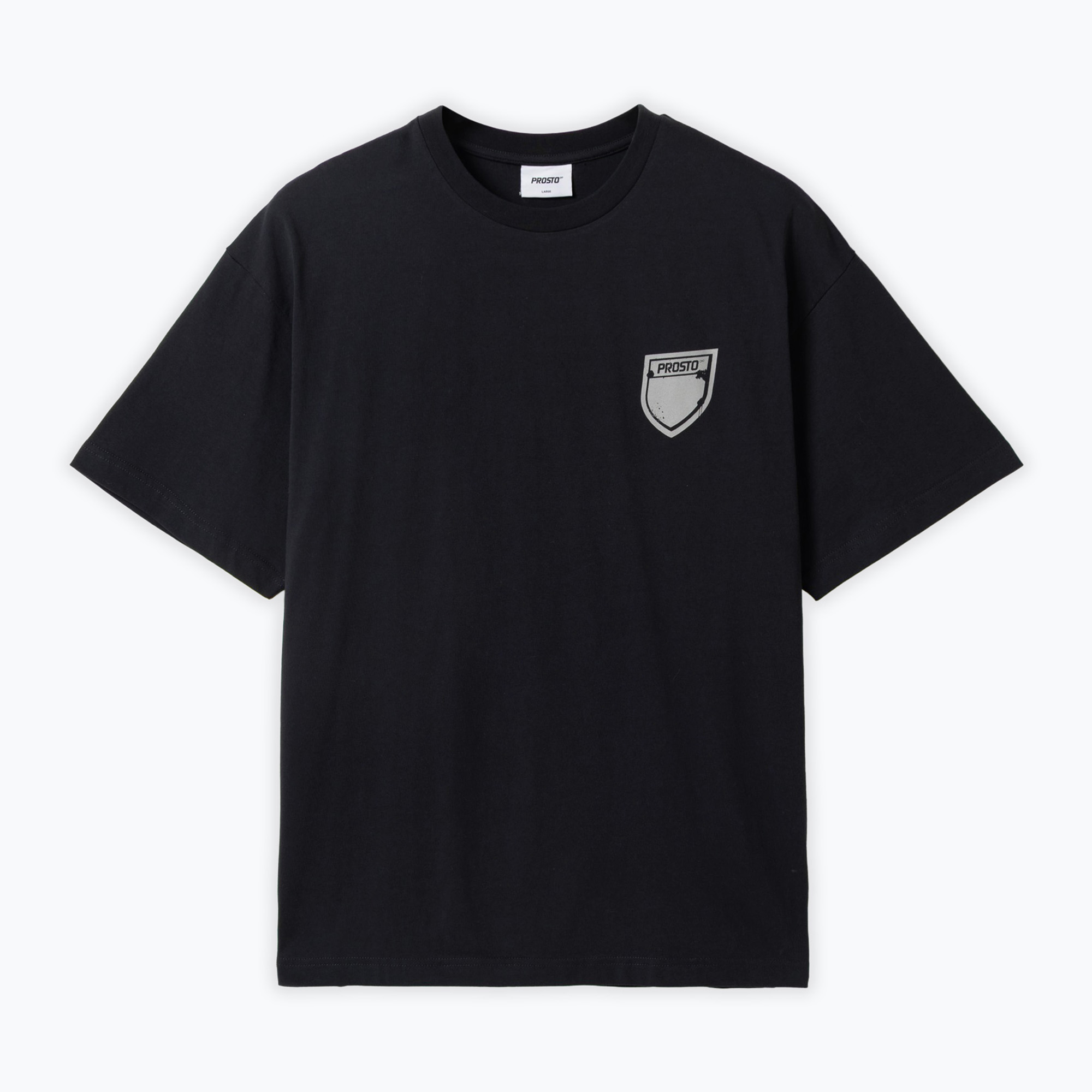 Herren-Shirt PROSTO Splash Shield black