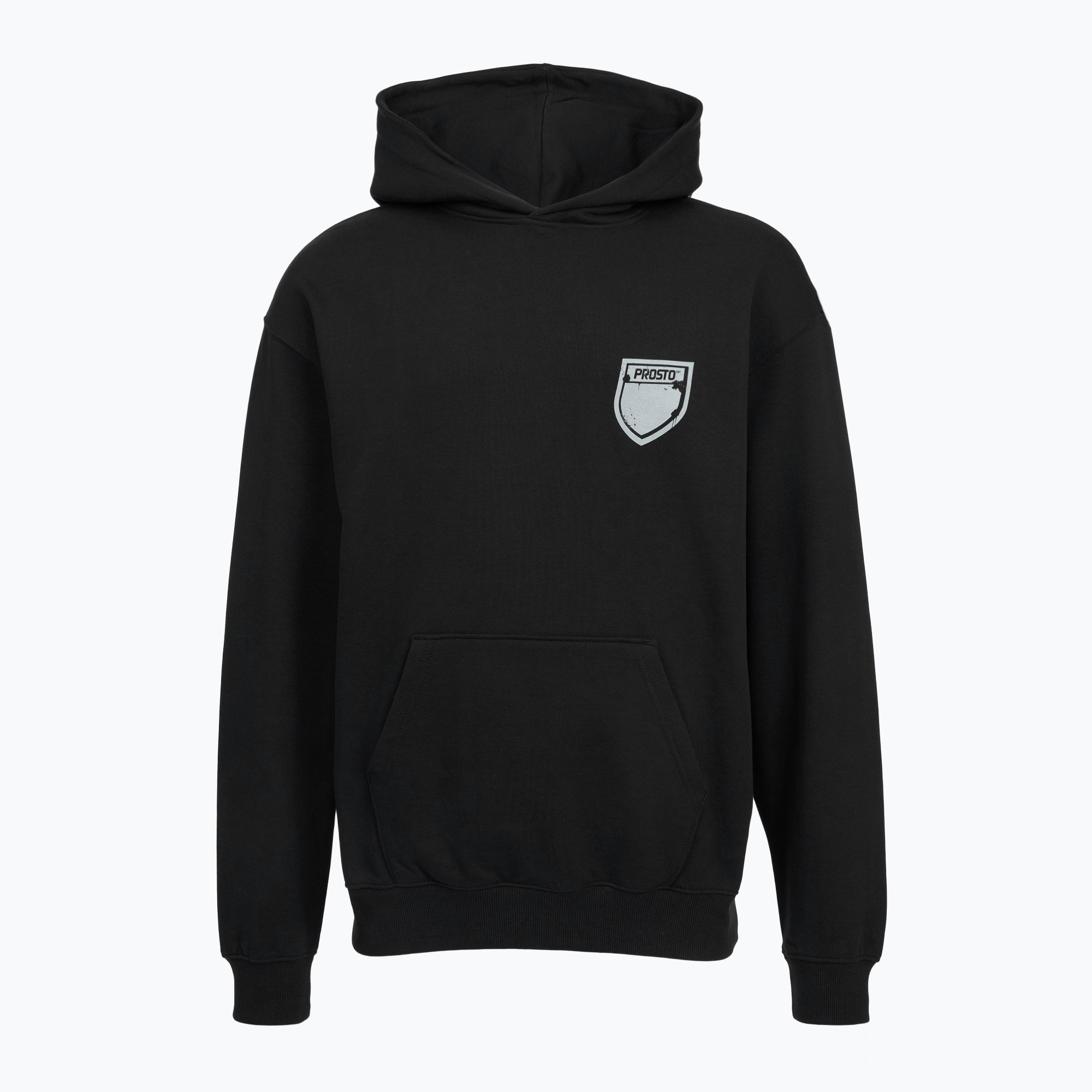 Мъжки суитшърт PROSTO Hoodie Splash Shield black