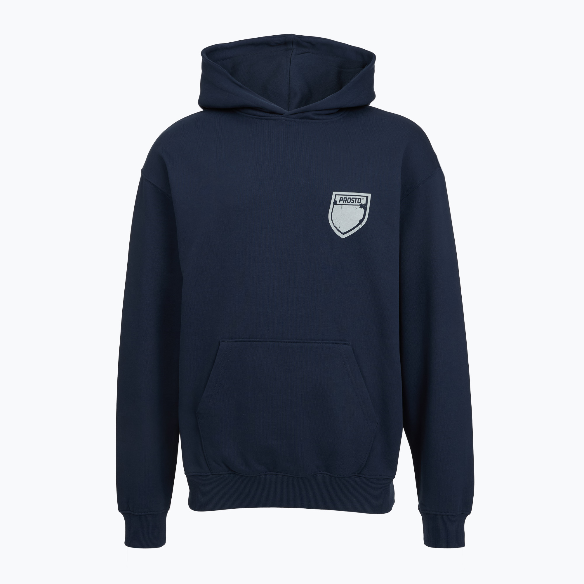 Bluză pentru bărbați PROSTO Hoodie Splash Shield navy blue