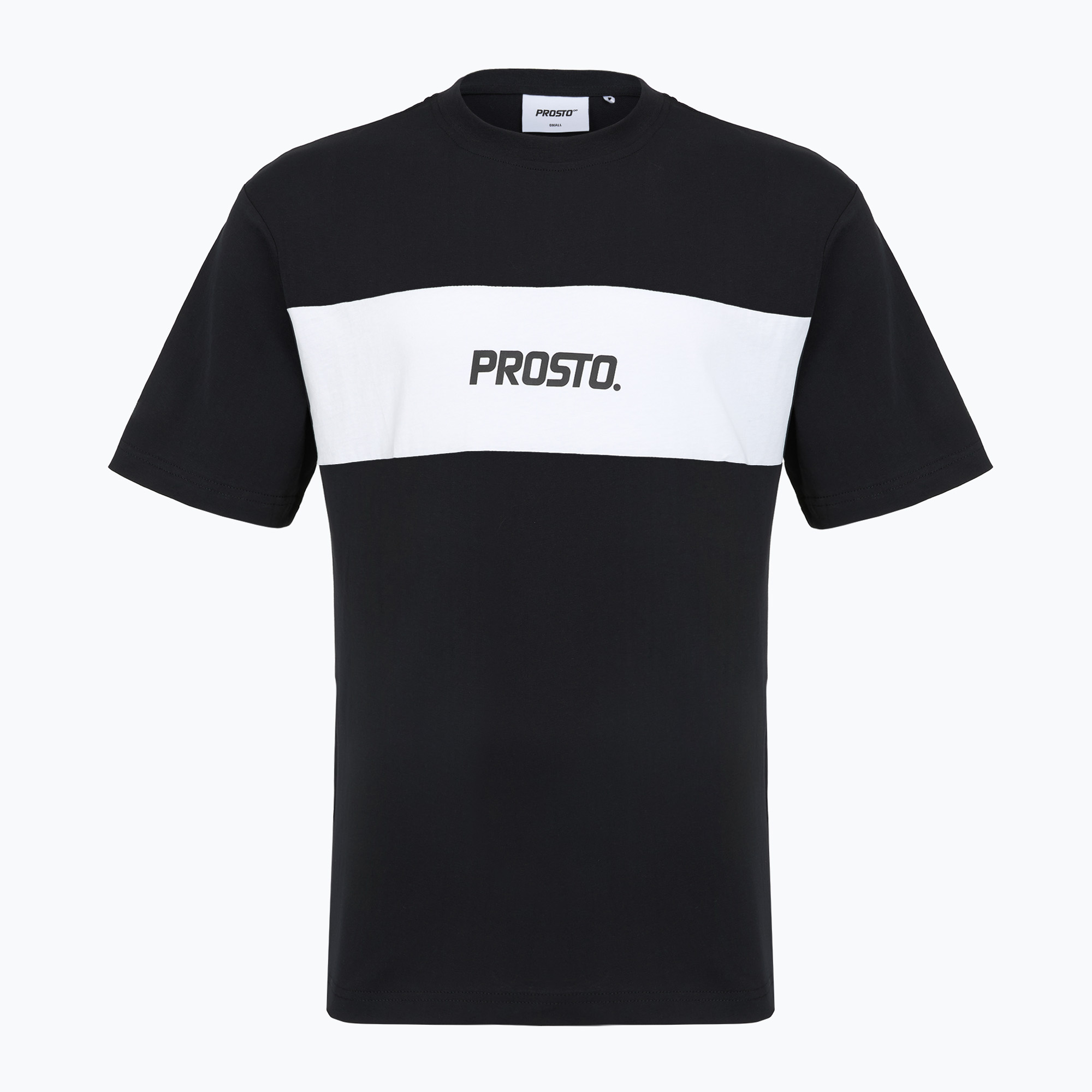 Мъжка тениска PROSTO Root black/white