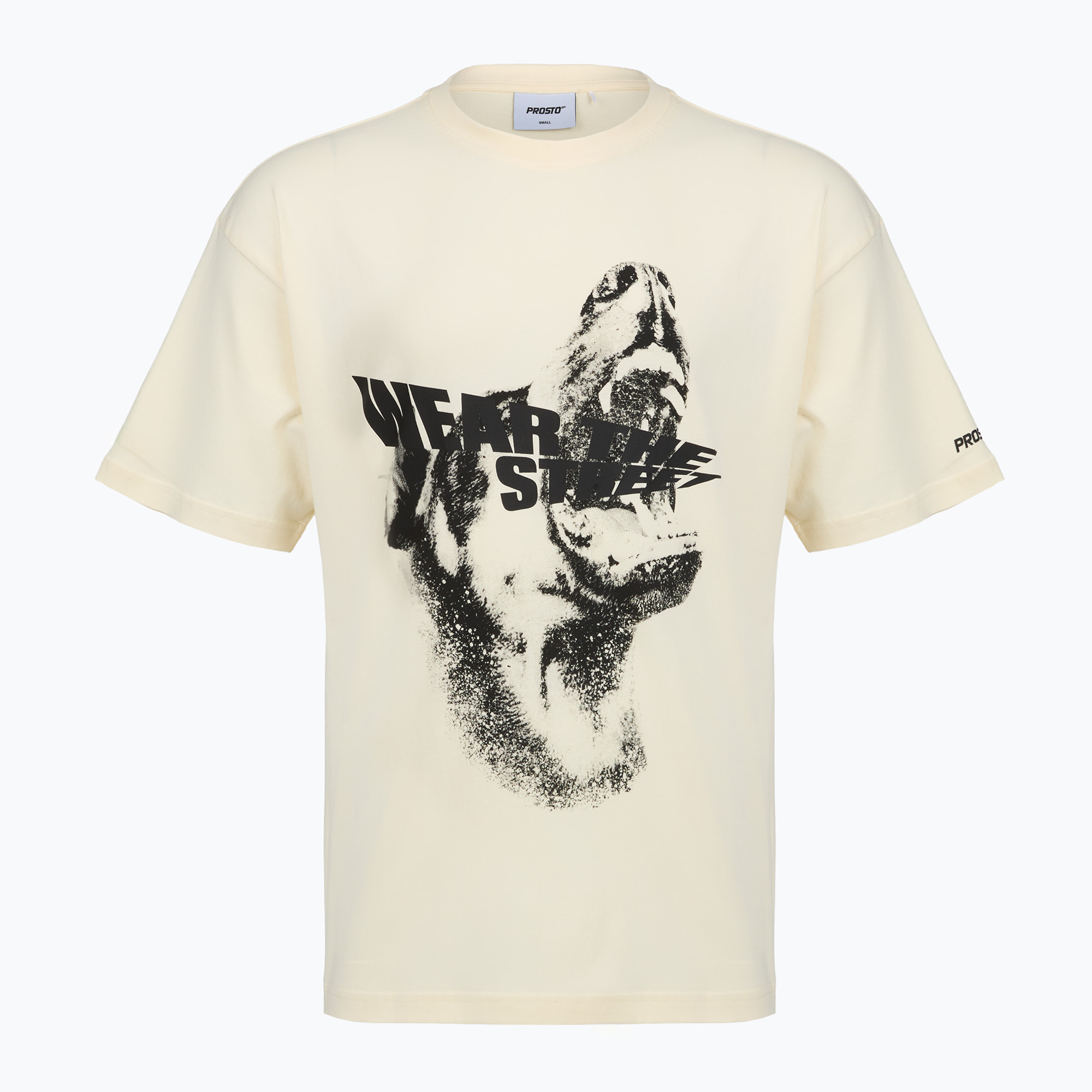 Мъжка тениска PROSTO Bark off white