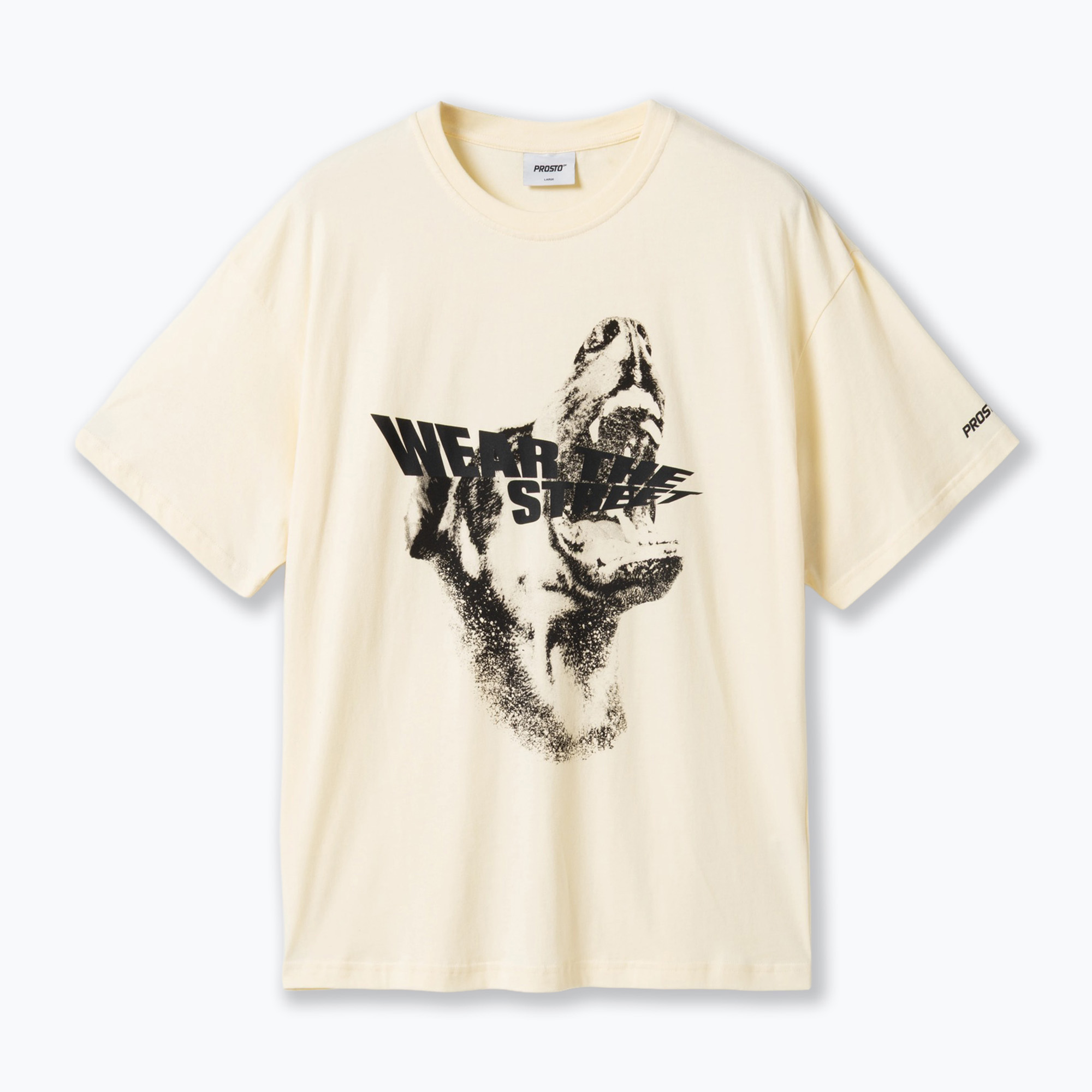 Pánske tričko PROSTO Bark off white