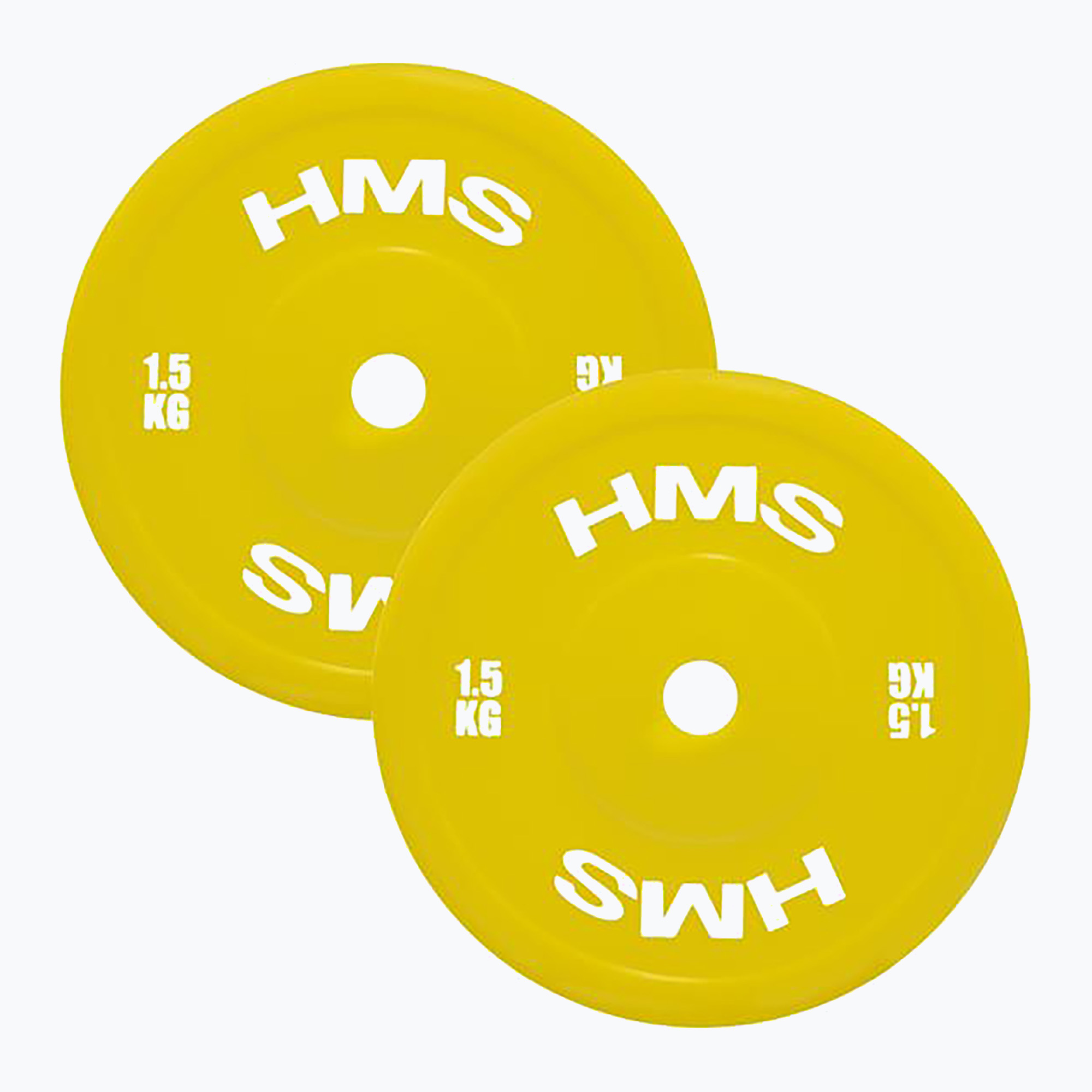 PE olympijské závažie HMS TPP01 2 x 1,5 kg žltá