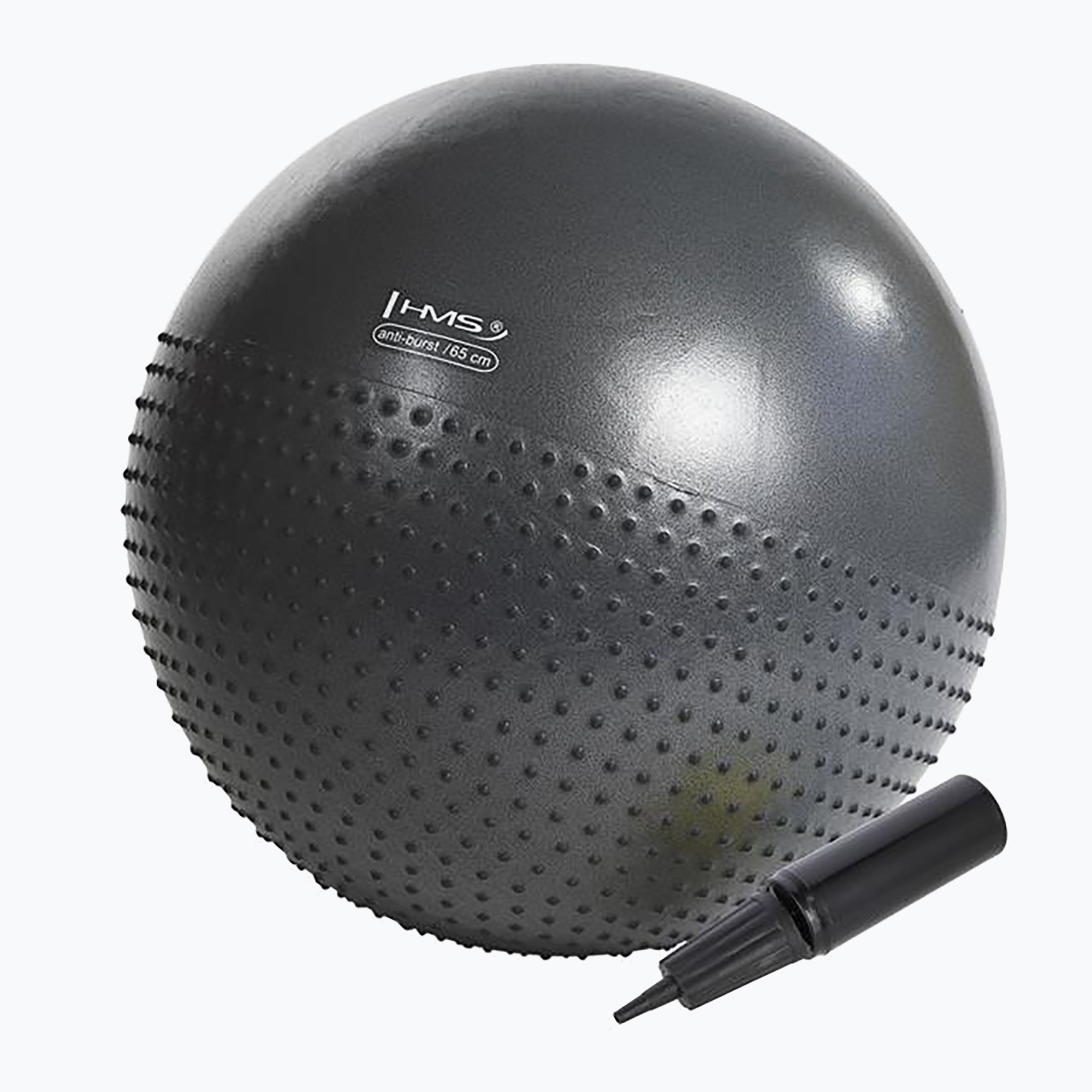Minge de gimnastică HMS YB03 NEW 75 cm neagră