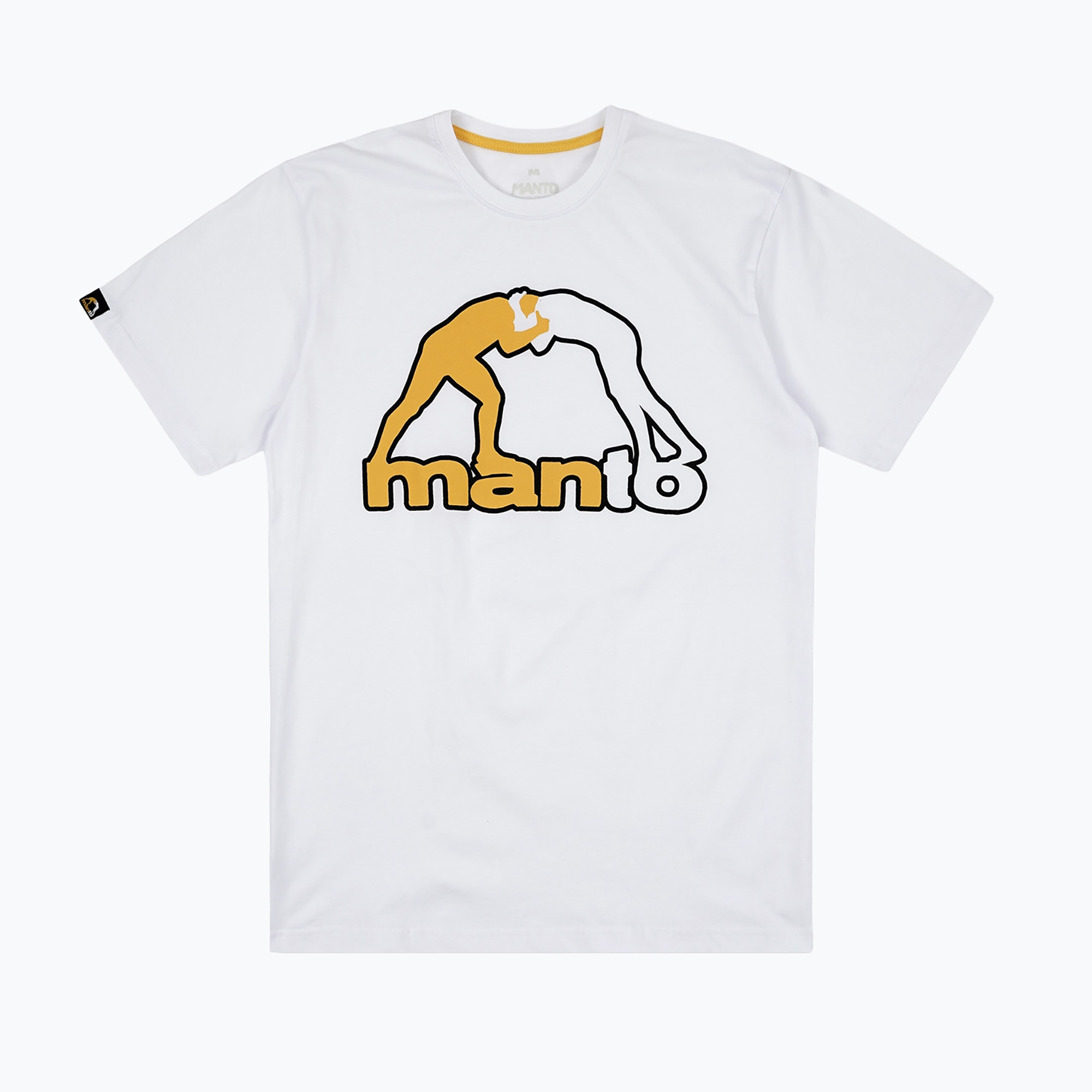 Tricou pentru bărbați MANTO Logo alb