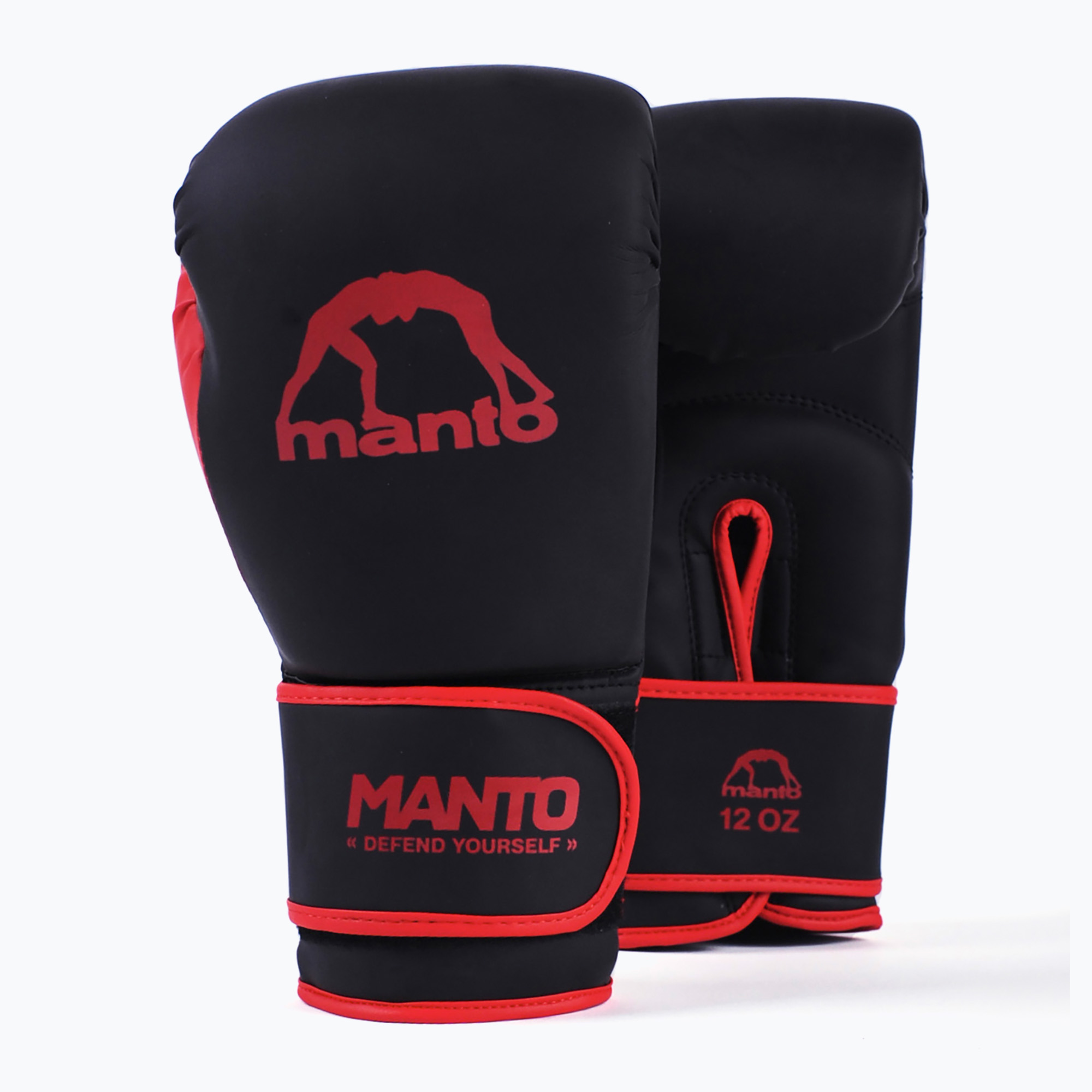 Боксови ръкавици MANTO Essential черно/червено