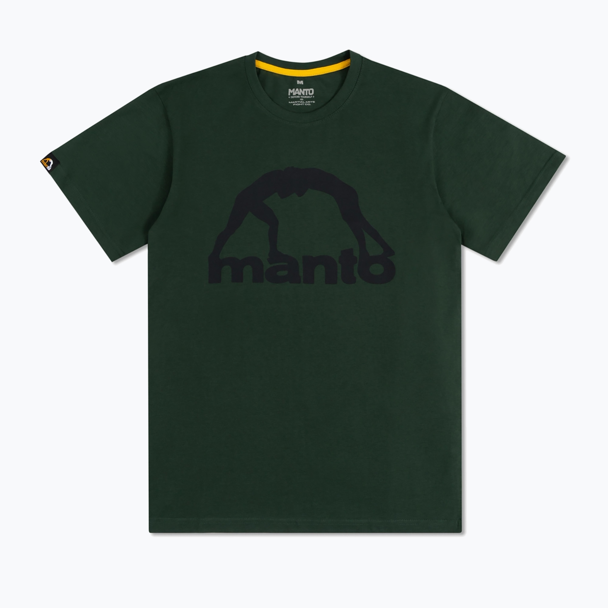 Мъжка тениска MANTO Vibe 25 pine green/black