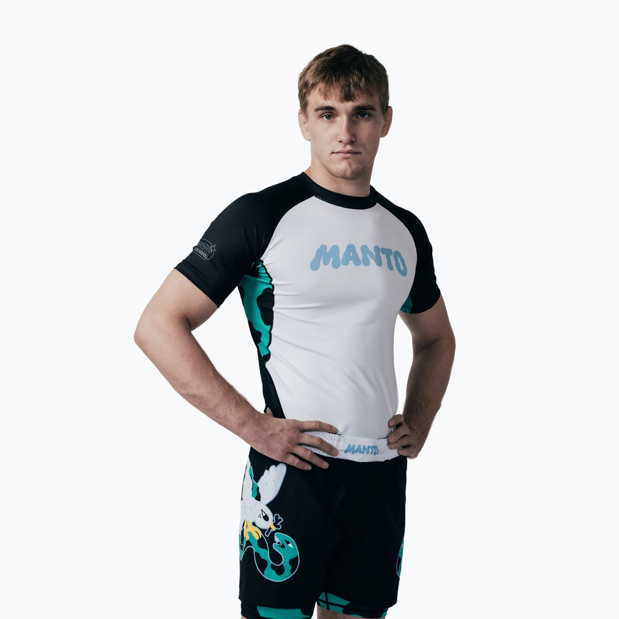 Rashguard męski MANTO Dove czarny 