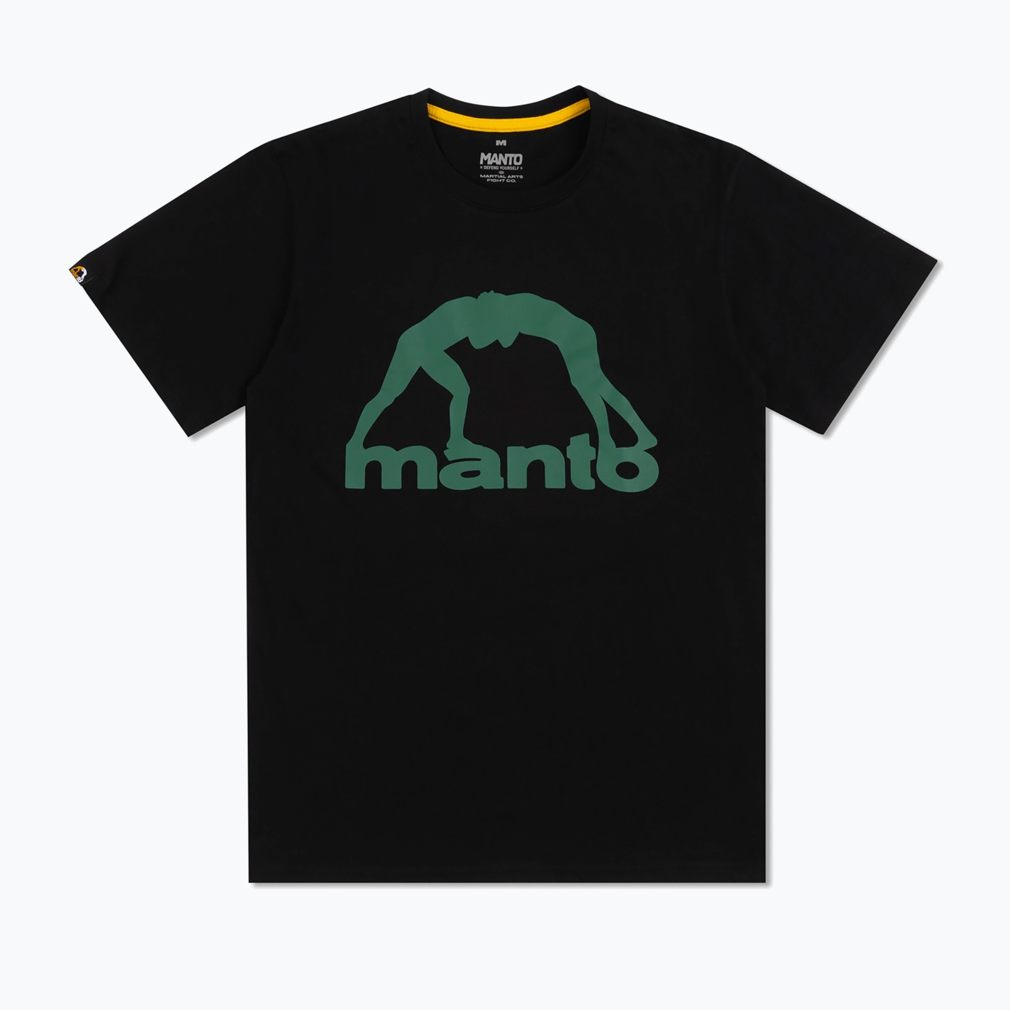 Мъжка тениска MANTO Vibe 25 black/green