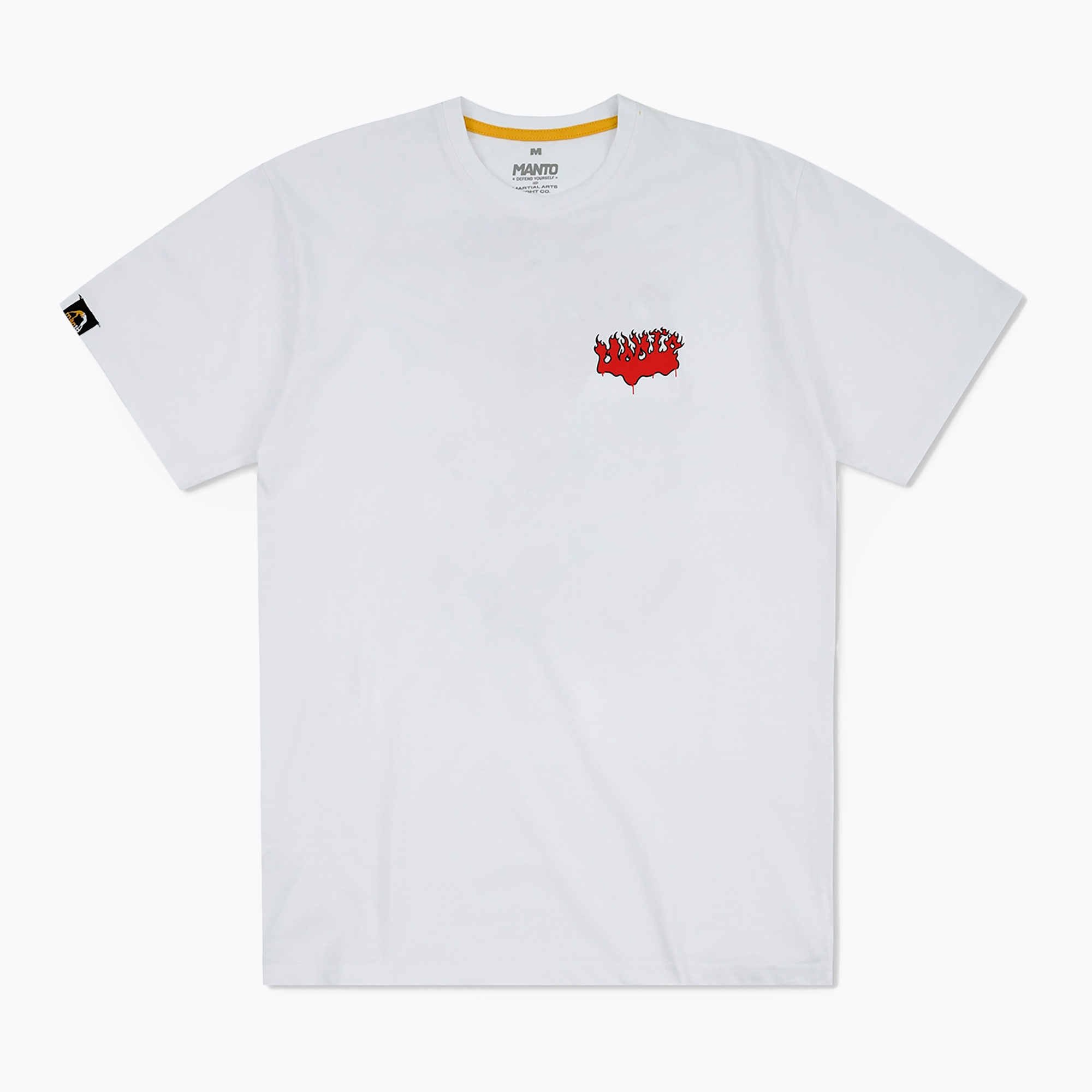Тениска MANTO Blaze white