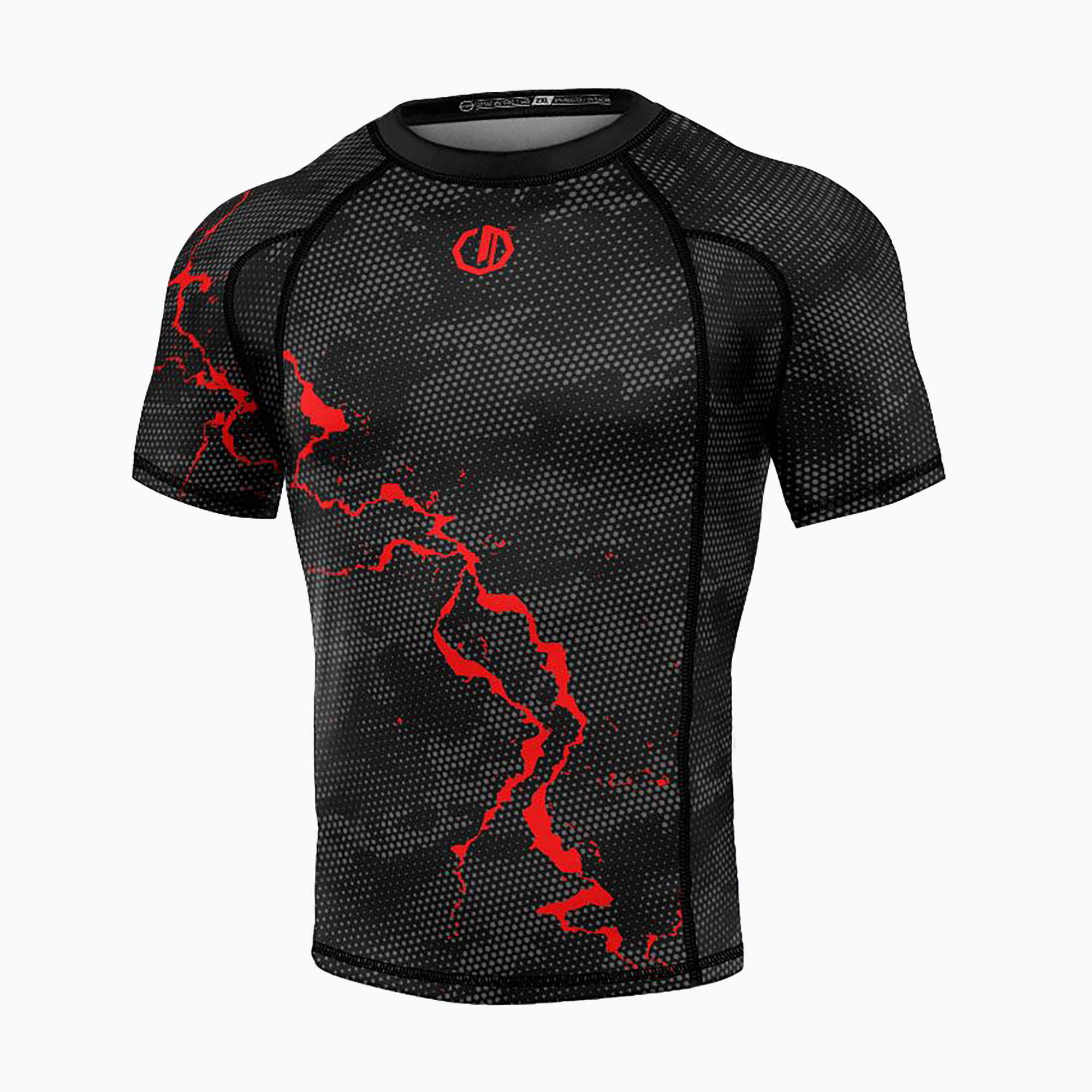 Rashguard pentru bărbați Octagon Legion Premium marble/camo red