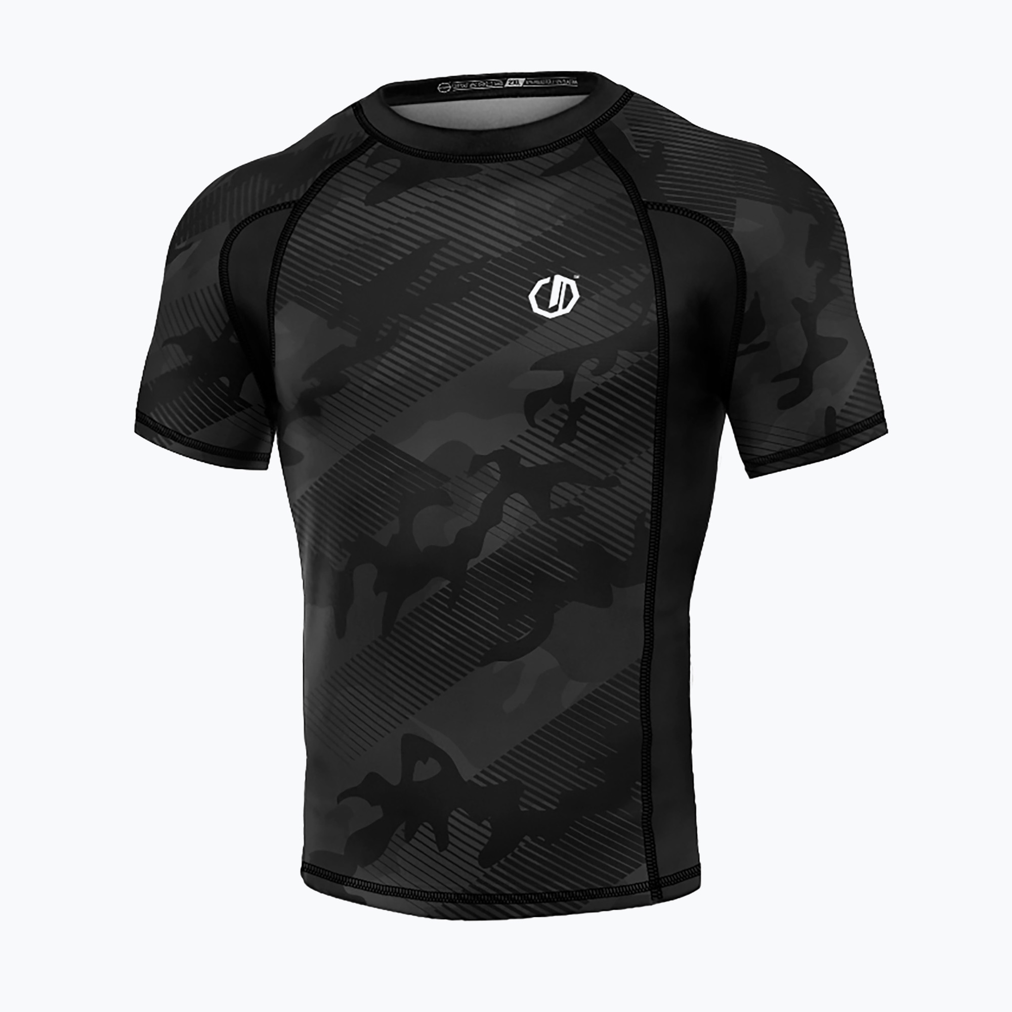 Rashguard pentru bărbați Octagon Legion Premium black line camo