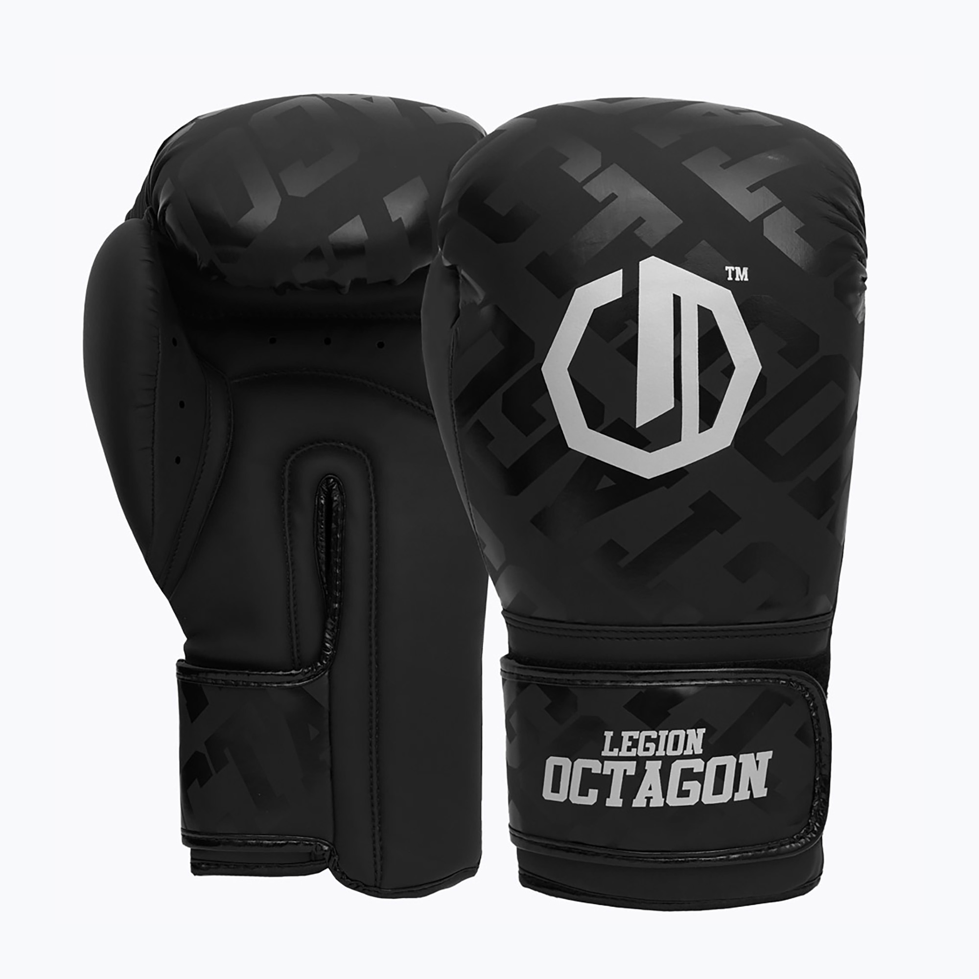 Боксови ръкавици Octagon Legion Eclipse black/silver