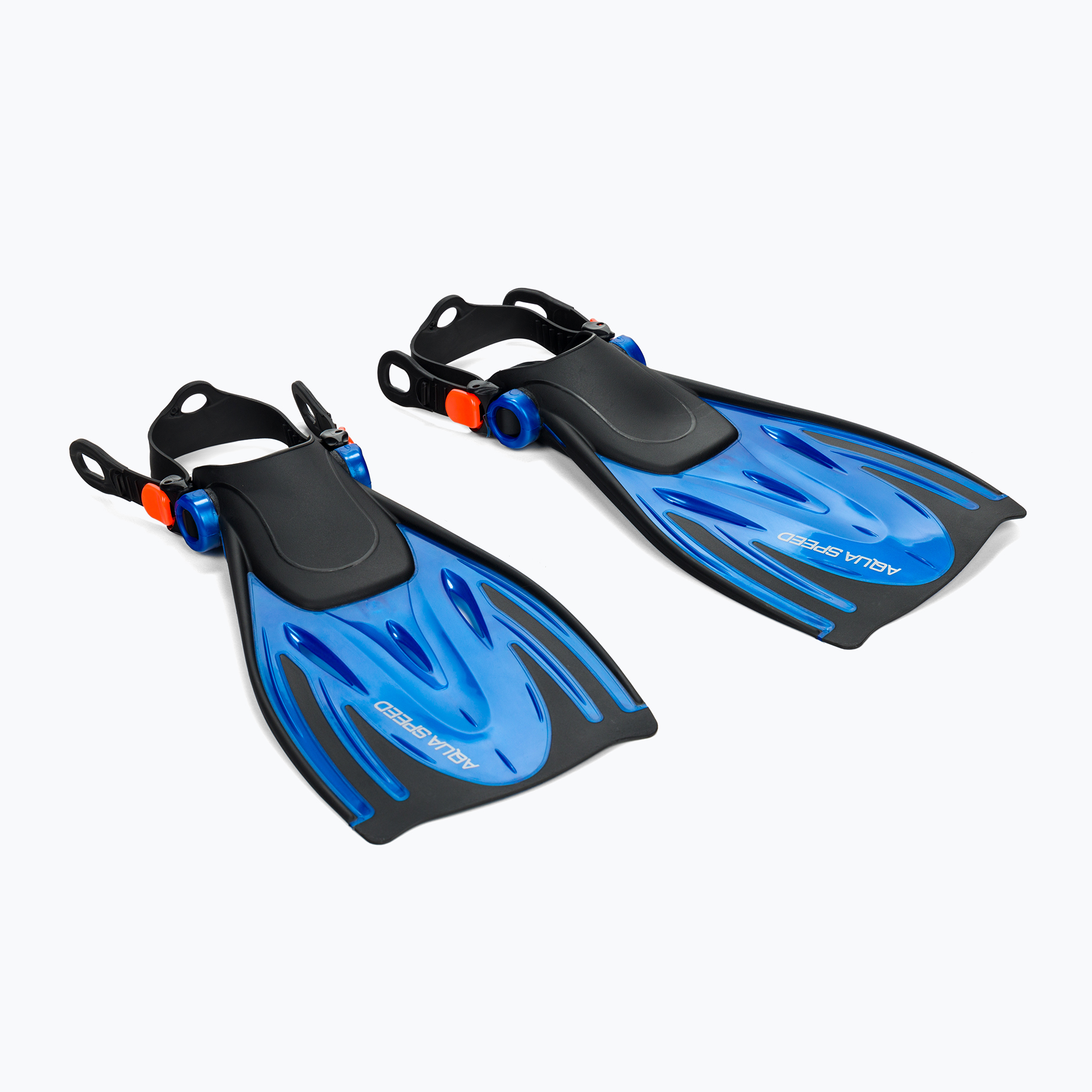 Детски плавници за гмуркане AQUA-SPEED Wombat синьо и черно 528