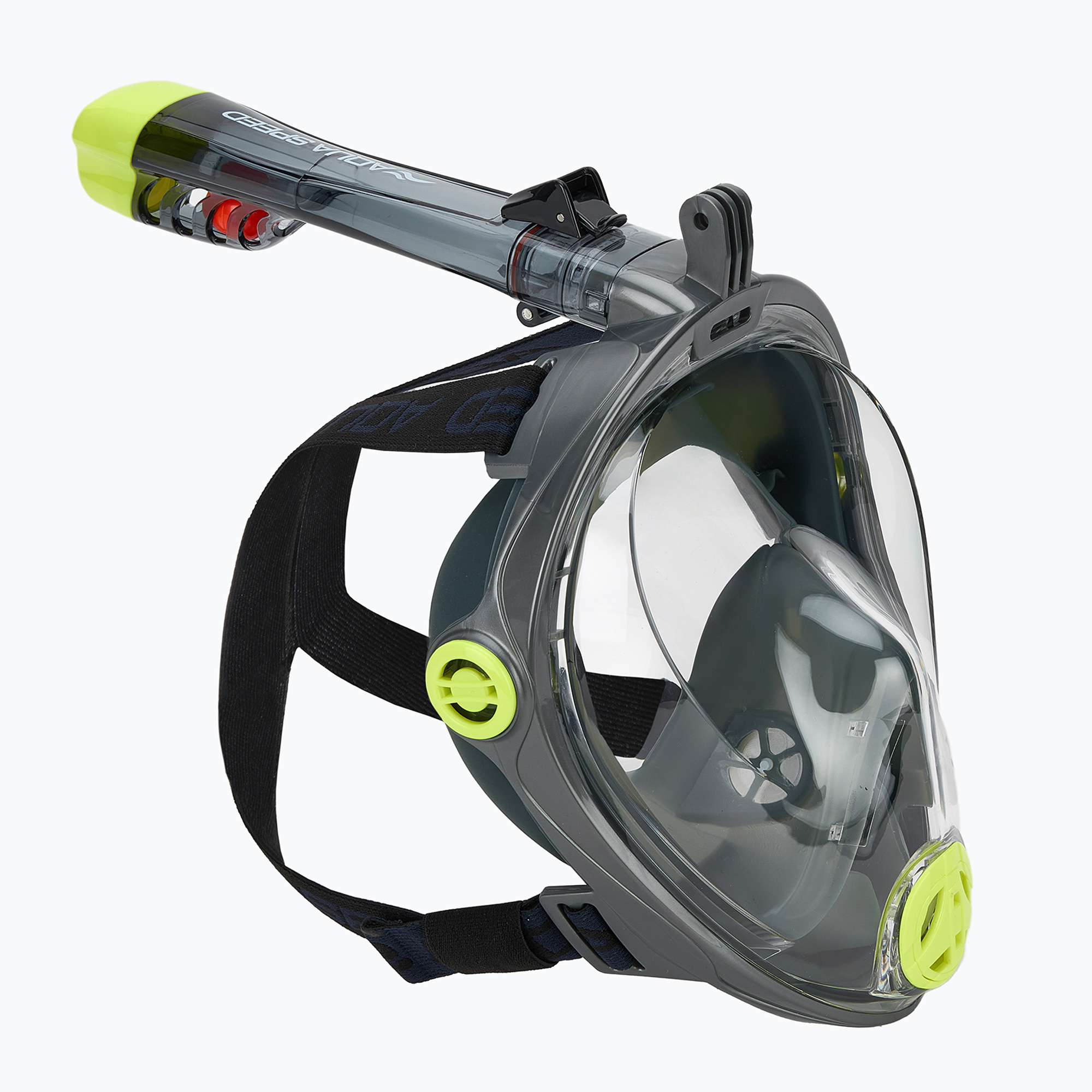 Maska pełnotwarzowa do snorkelingu AQUA-SPEED Spectra 2.0 czarna 