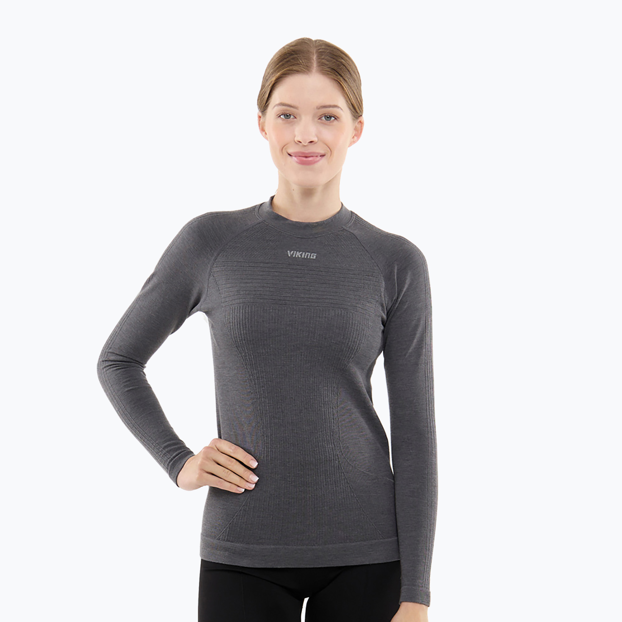 Дамска термоактивна блуза Viking Tende dark grey