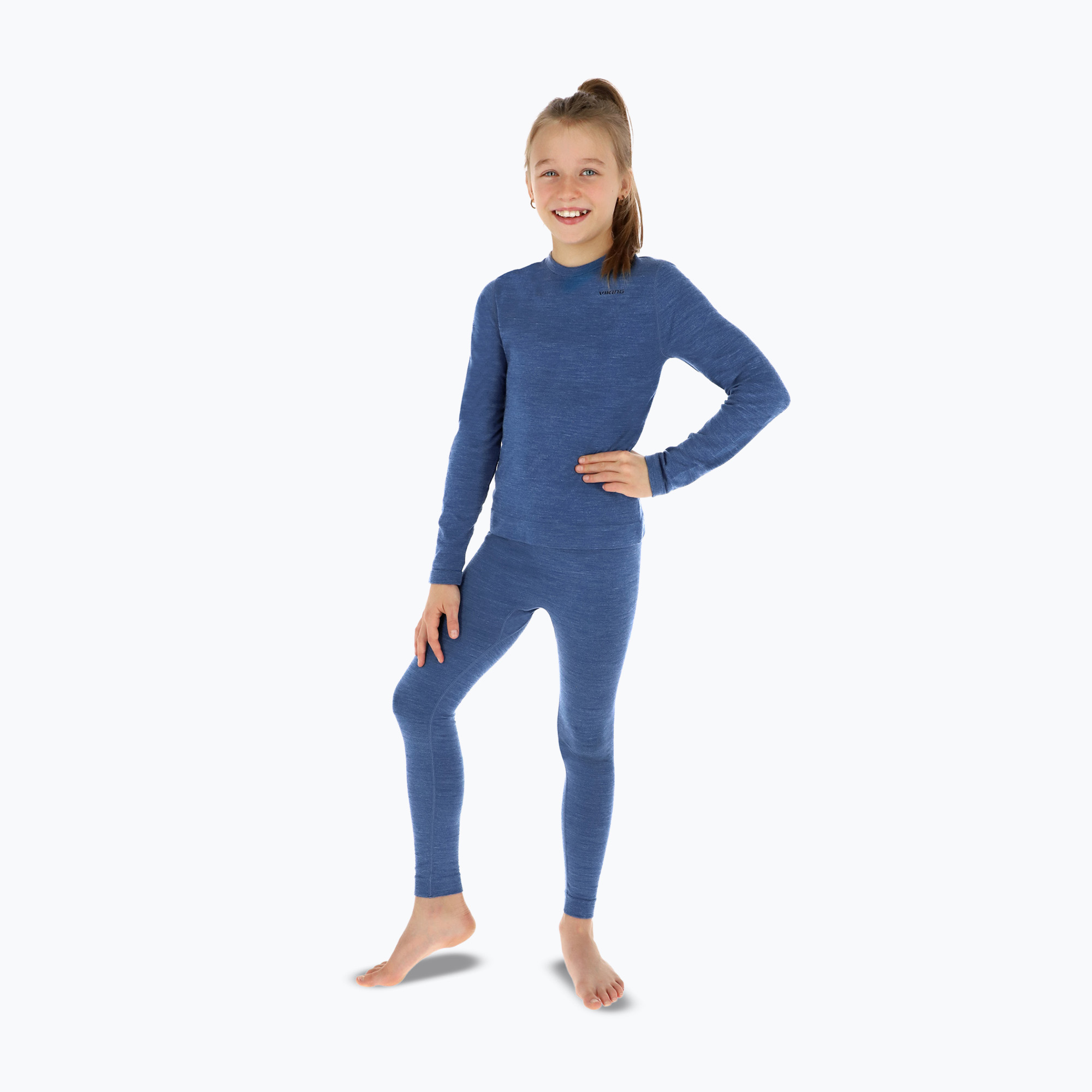Set de lenjerie termoactivă pentru copii Viking Flam light blue