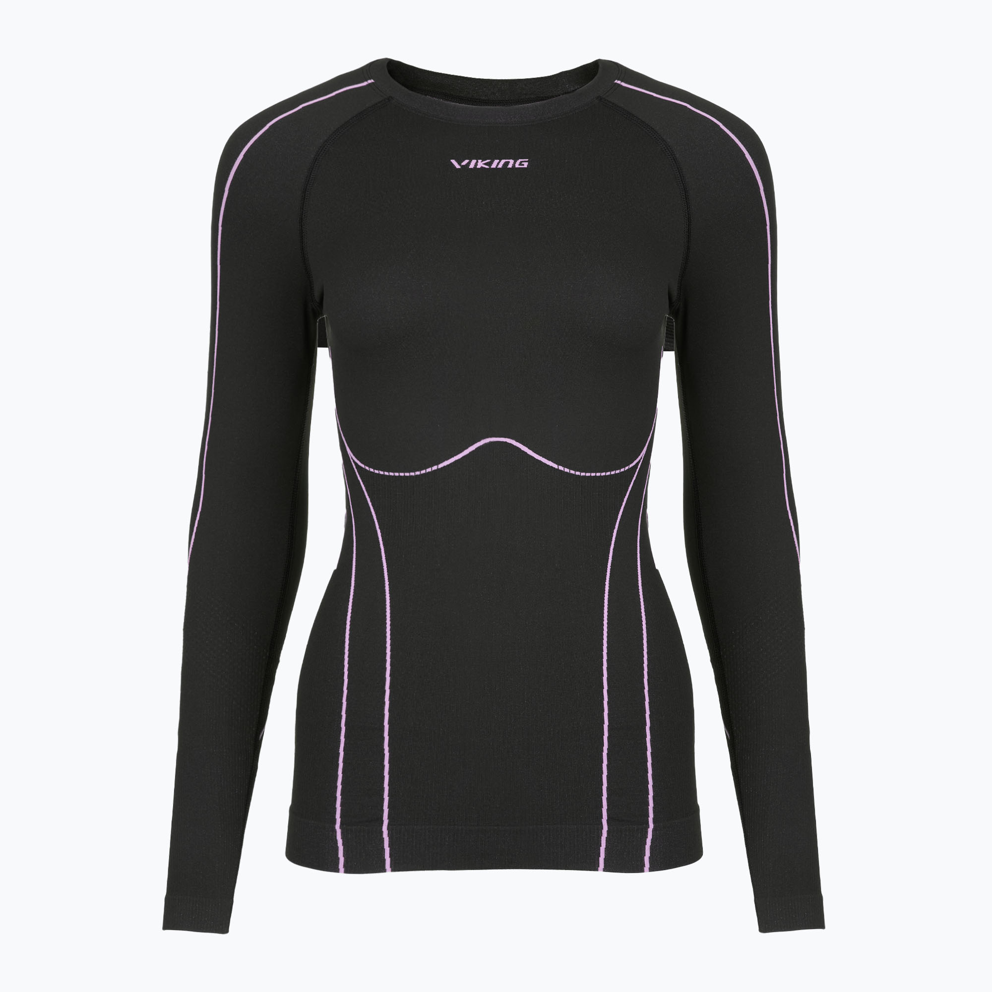Maglia termica a manica lunga da donna Viking Etna 2.0 black/purple (S) (Etna 2.0 500/27/6047)