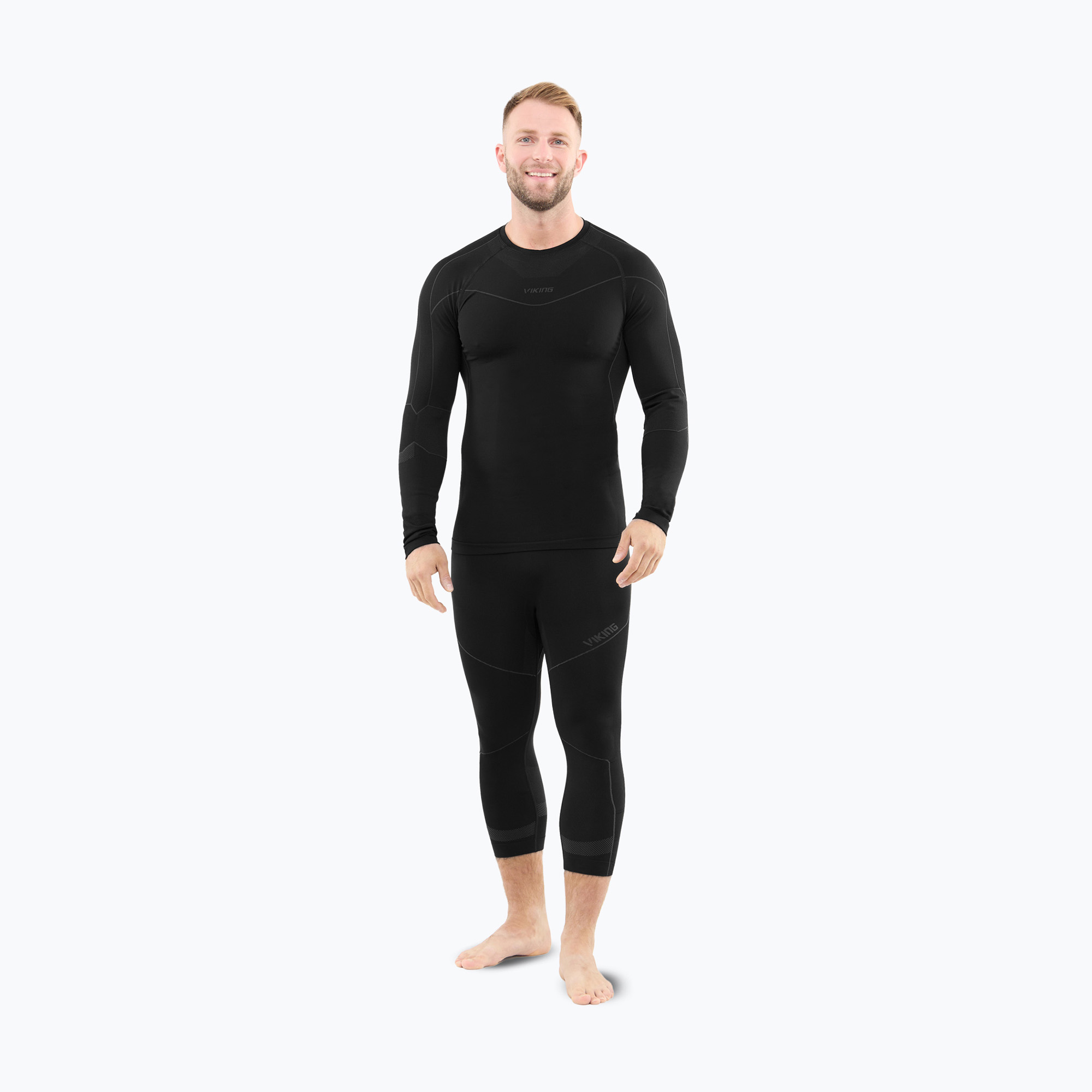 Pánska termo súprava Viking Gary 3/4 black