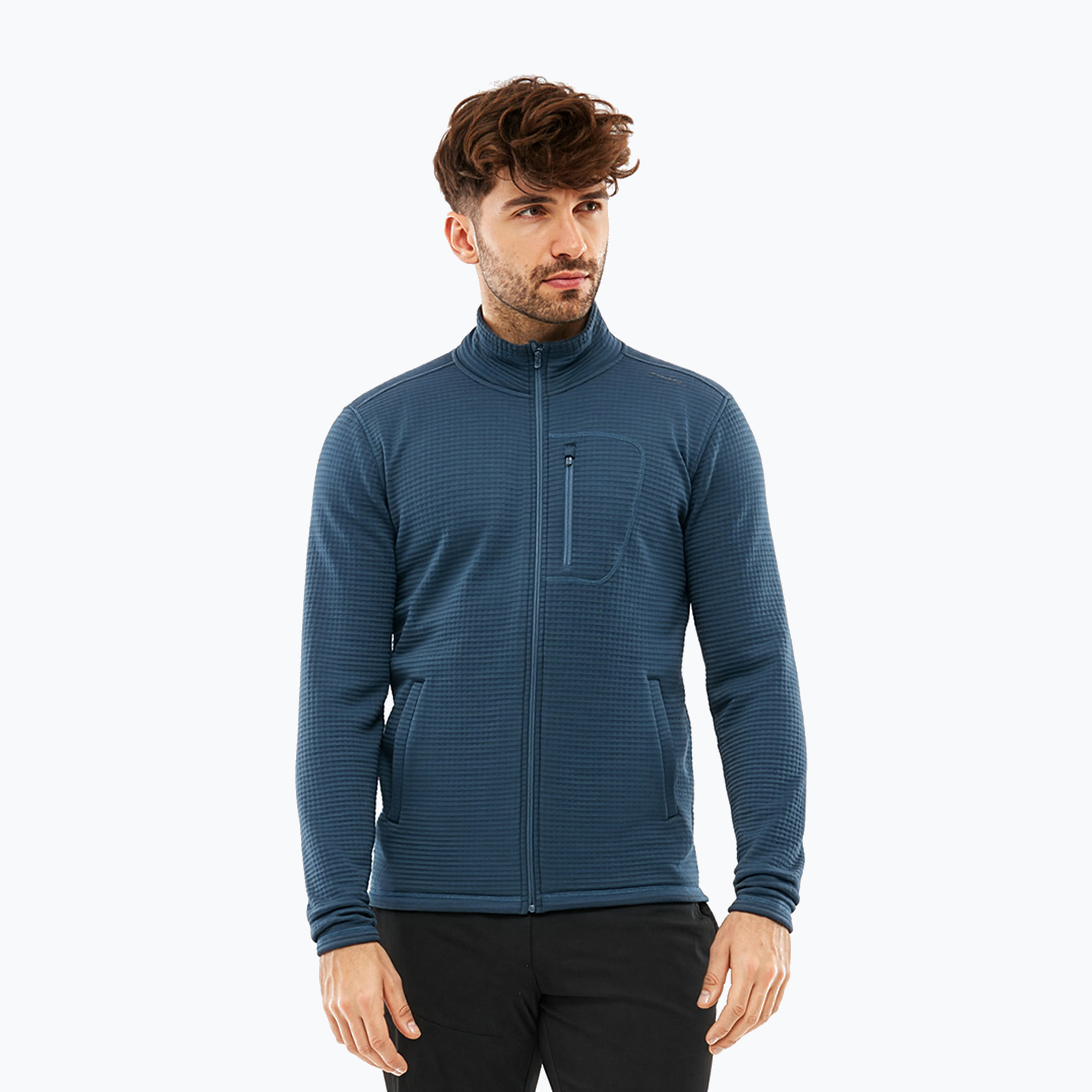 Bluza trekkingowa męska Viking Admont Full Zip navy 