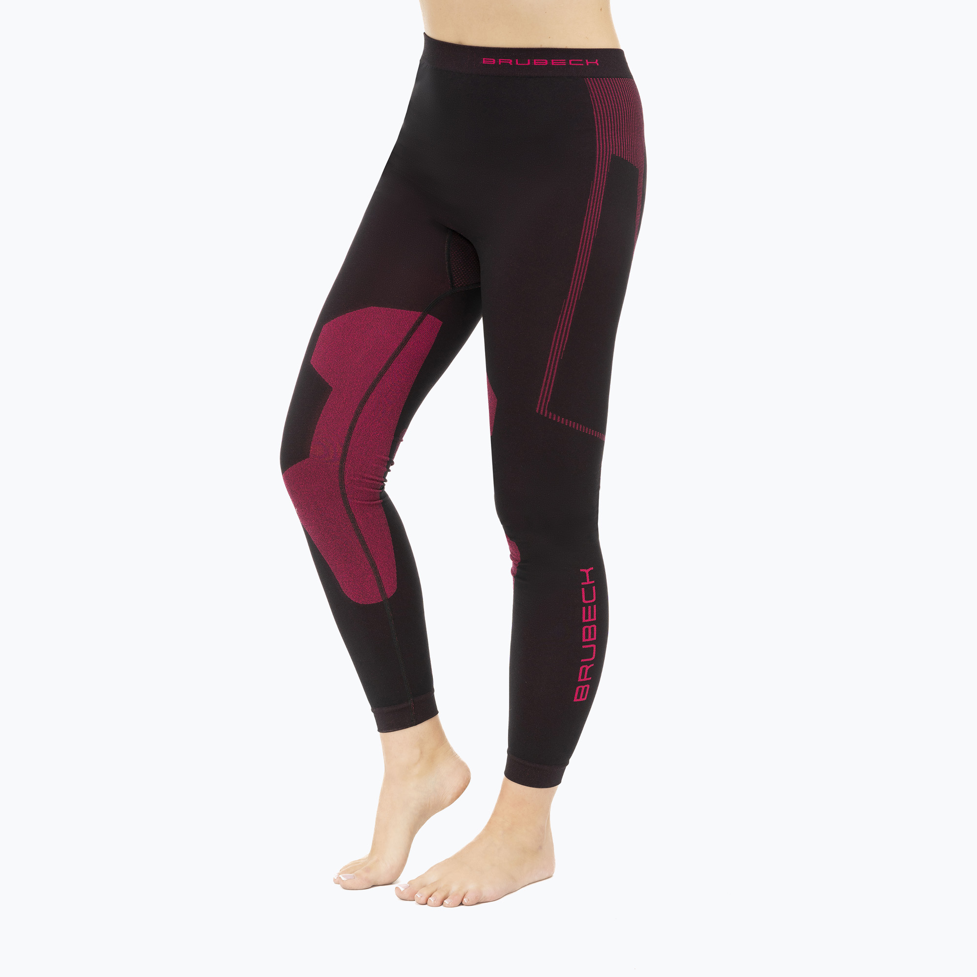 Women's thermoactive pants Brubeck Dry 9944 black/pink LE13260 (XL)