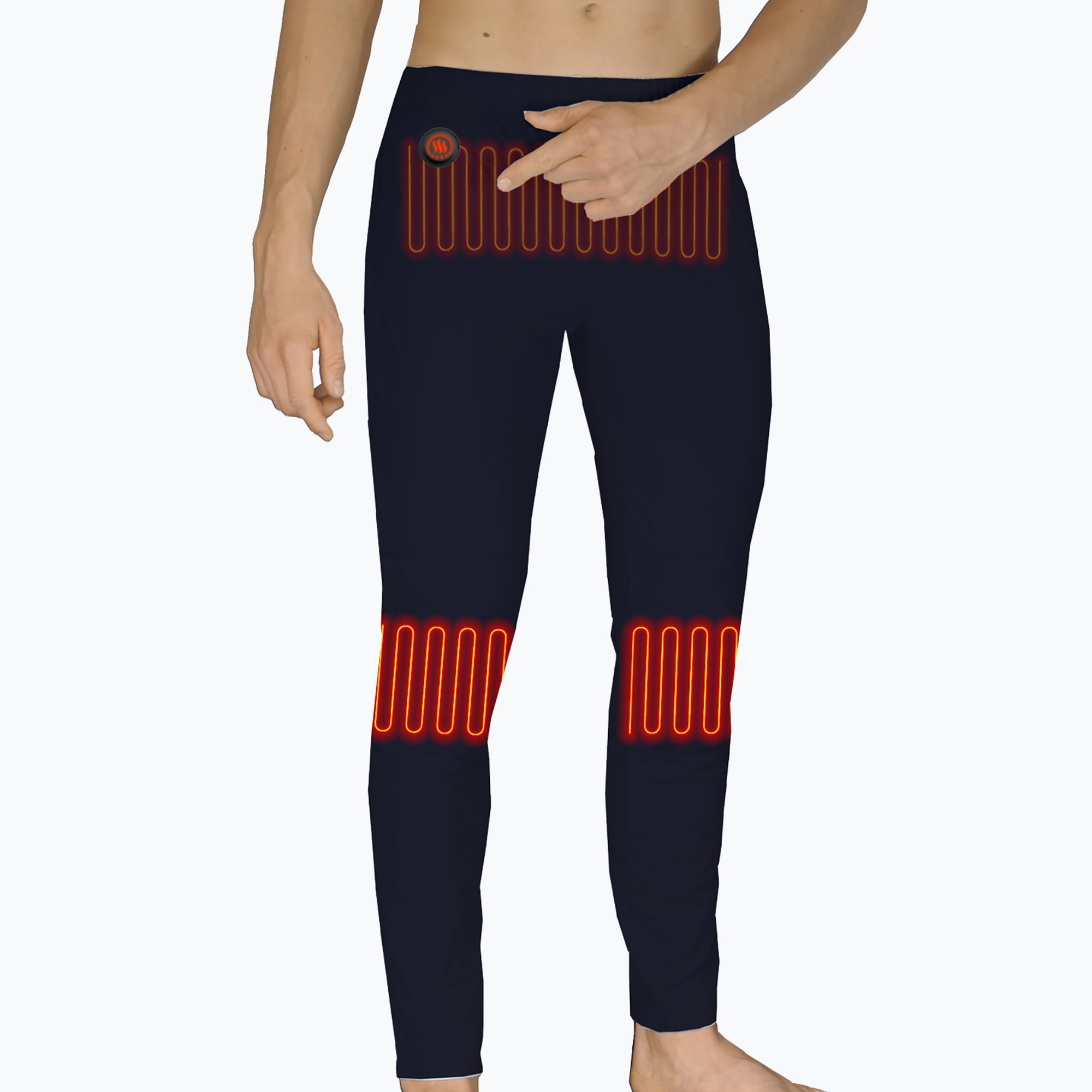 Spodnie ogrzewane Glovii GP1 czarne 