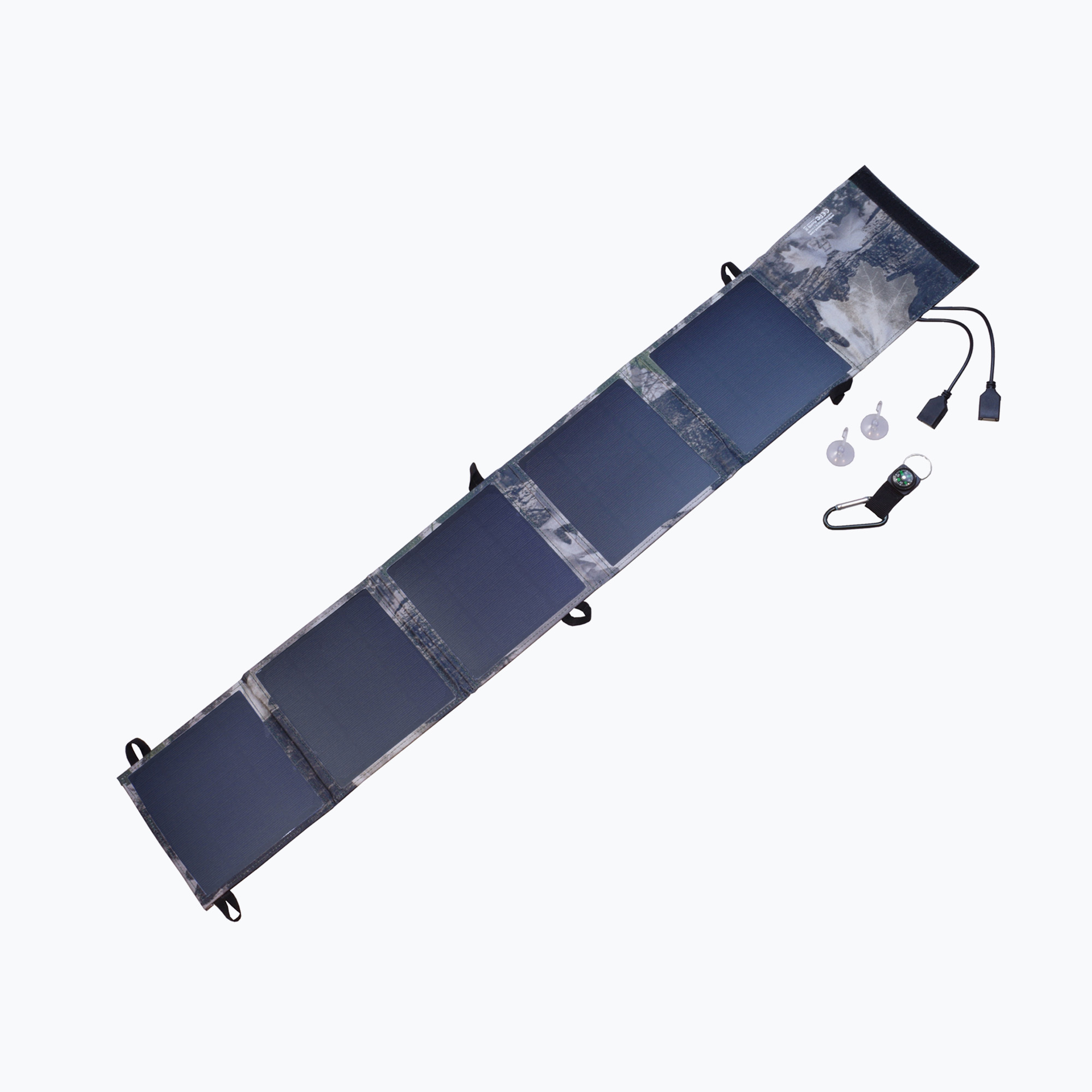 PowerNeed ES-5 18W-os napelemes panel fekete (ES-5 18W)