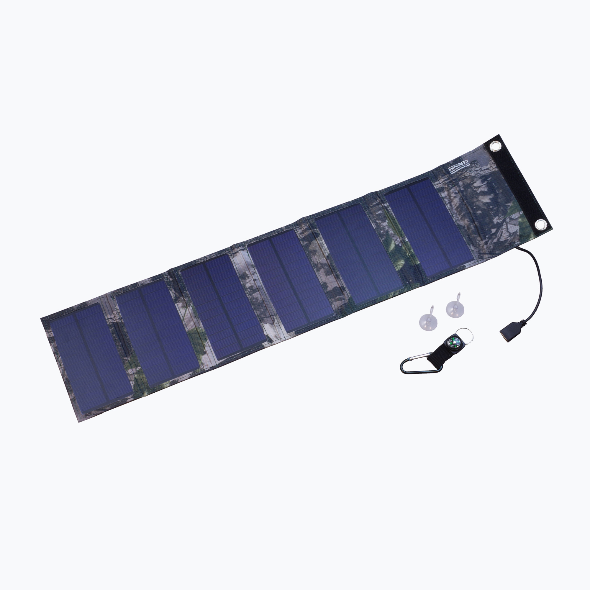 PowerNeed ES-6 9W-os napelemes panel fekete (ES-6 9W)