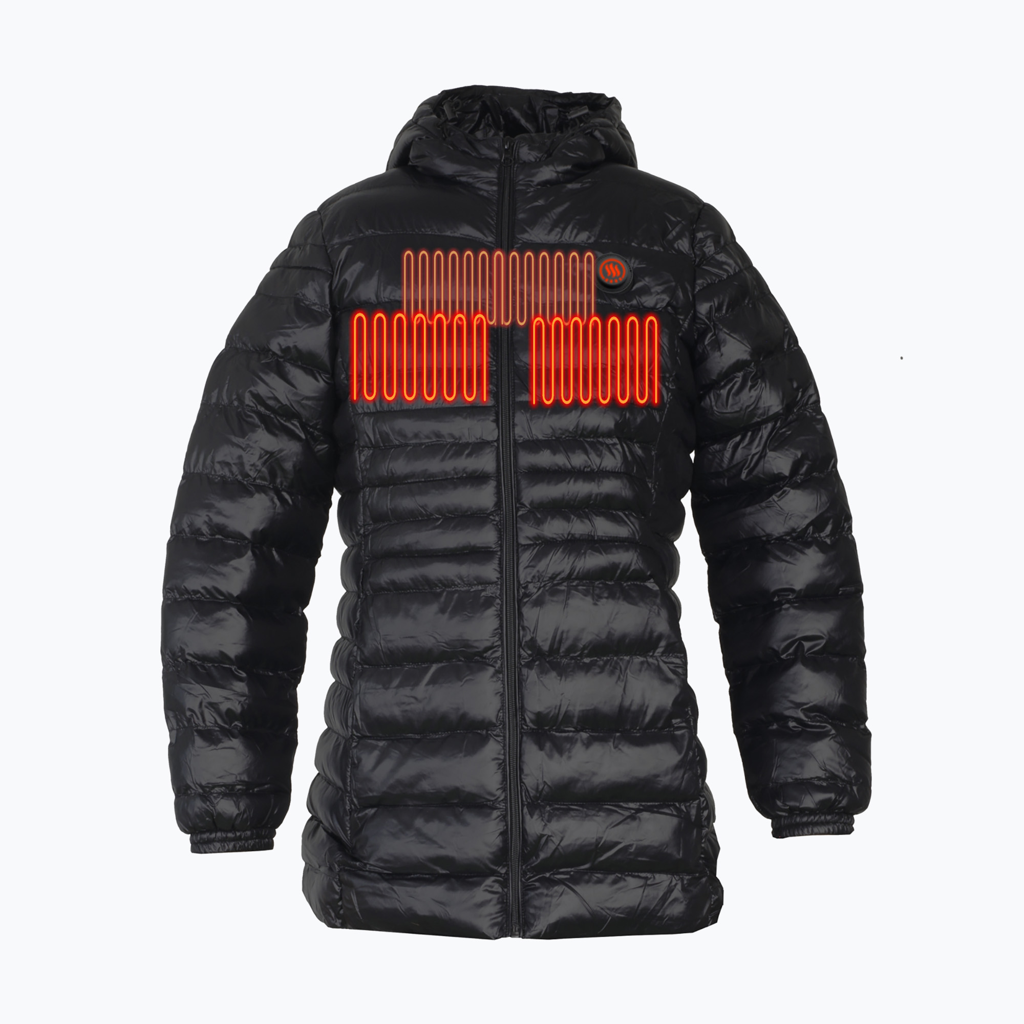 Kurtka ogrzewana damska Glovii GTFB czarna 