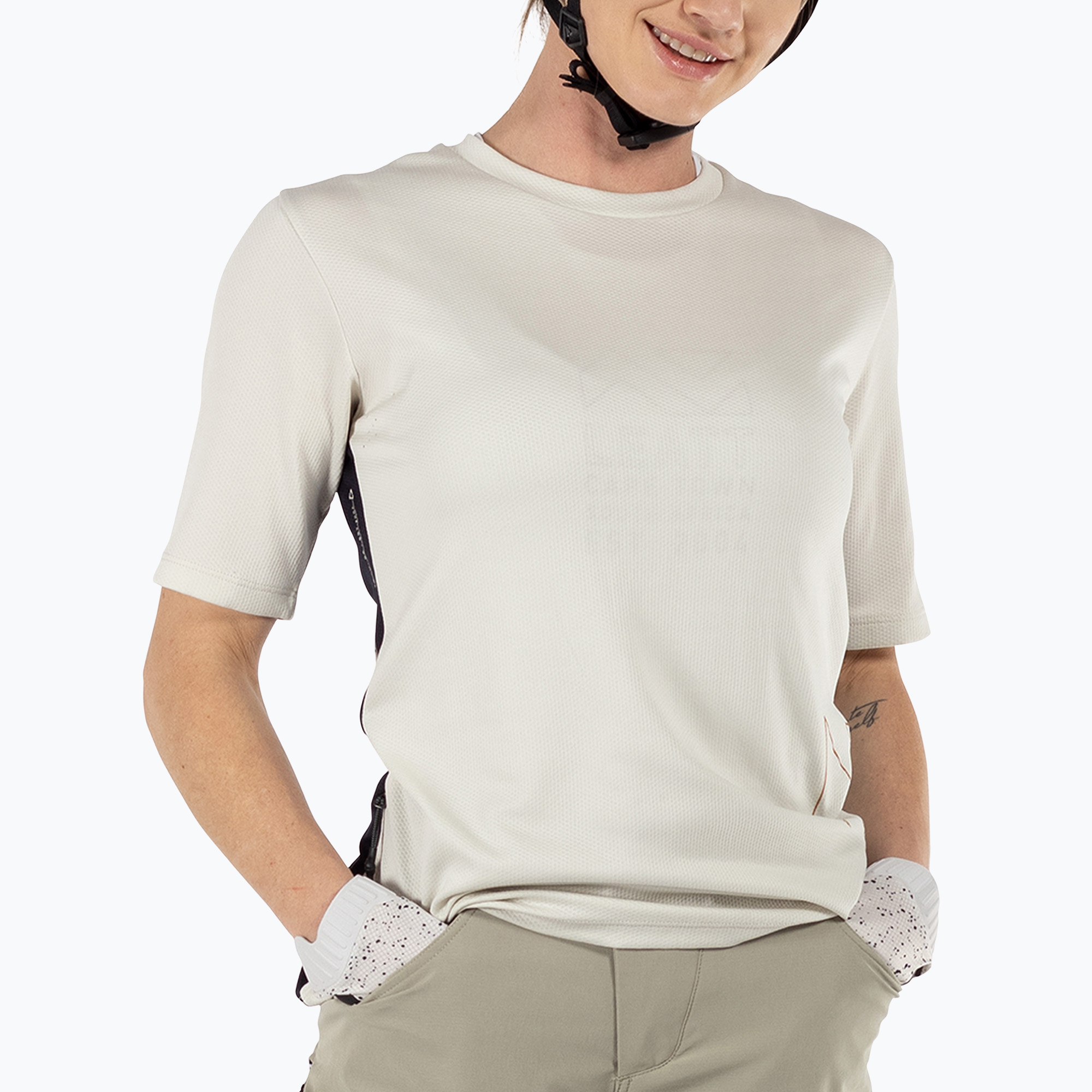 Мъжка тениска за колоездене Leatt MTB Trail 2.0 W stone