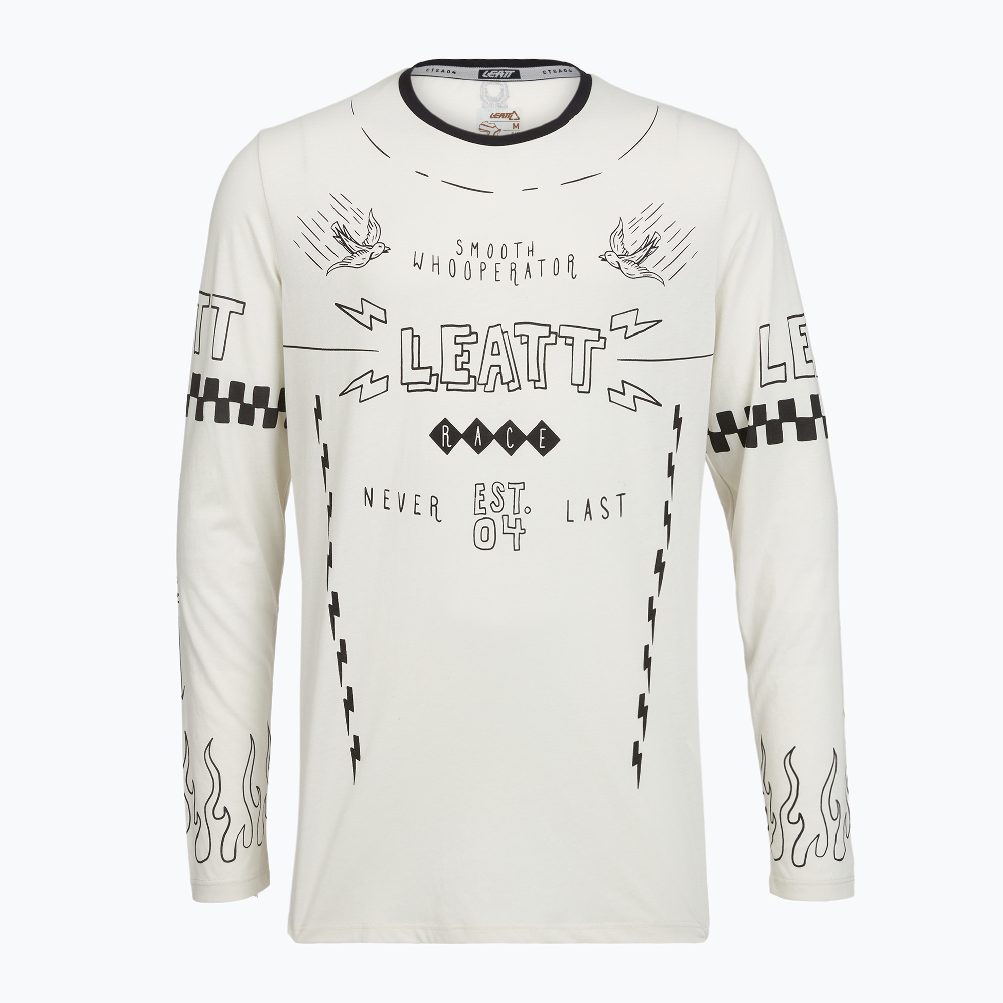Longsleeve de ciclism pentru bărbați Leatt MTB Gravity 3.0 cream white